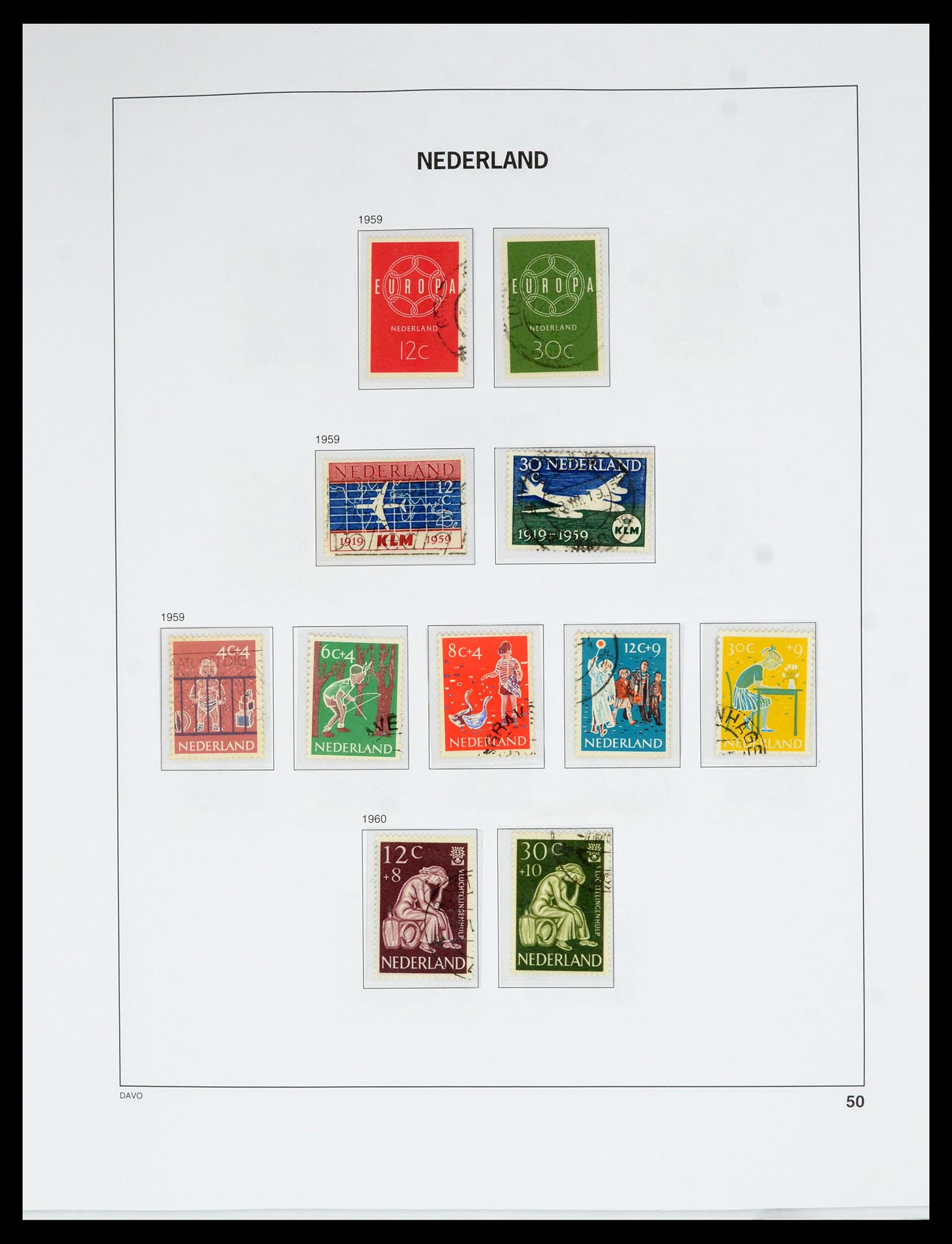 36629 049 - Stamp collection 36629 Nederland 1852-1989.