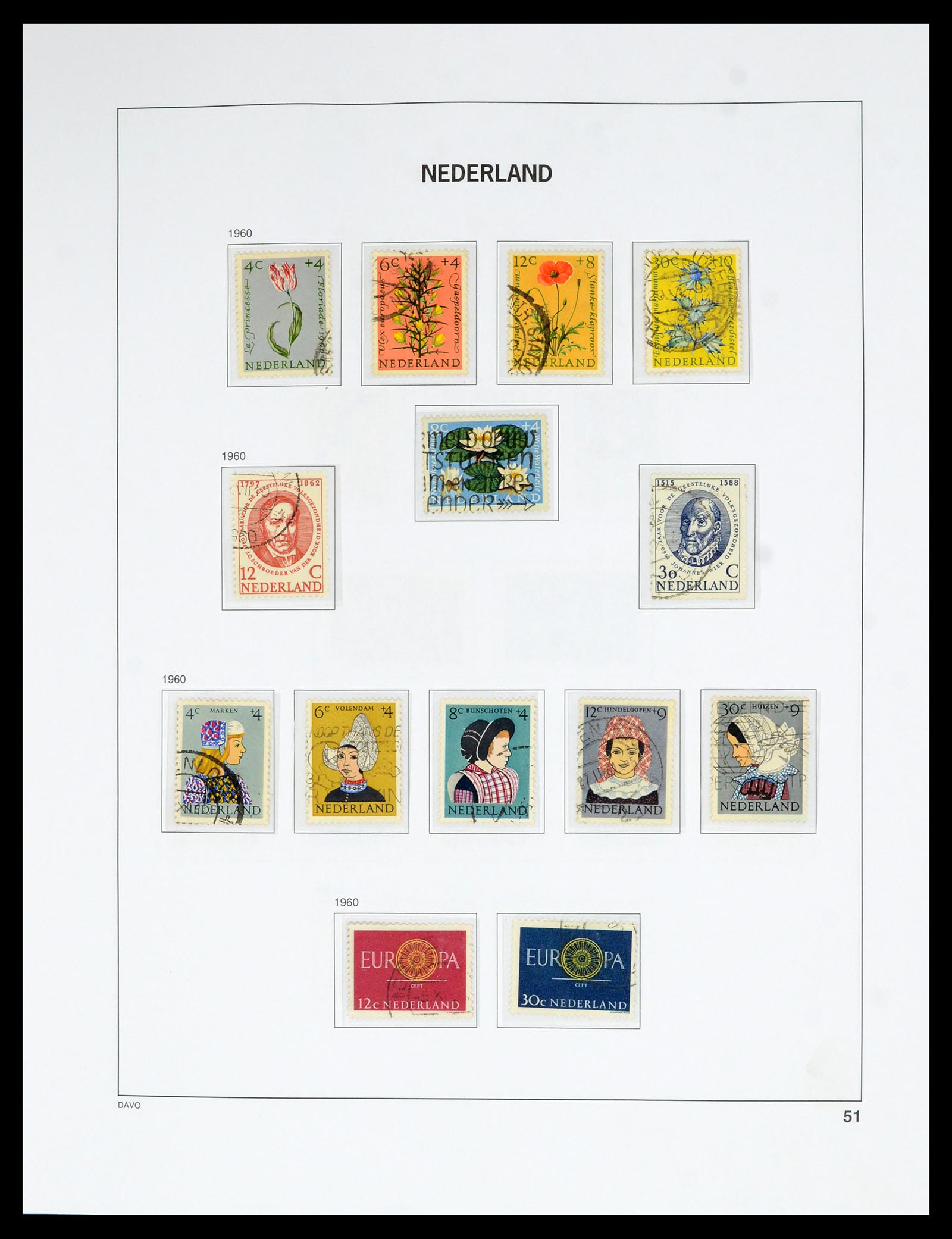 36629 050 - Stamp collection 36629 Nederland 1852-1989.