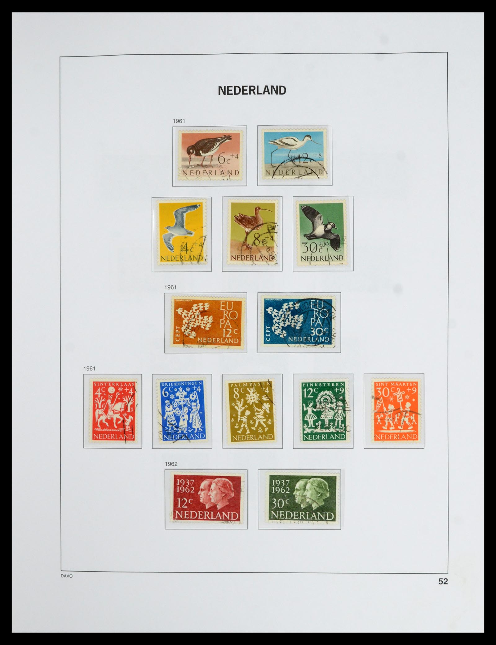 36629 051 - Postzegelverzameling 36629 Netherlands 1852-1989.