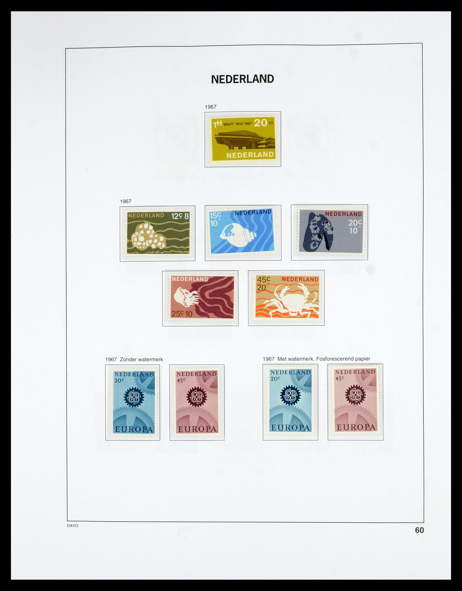 36629 060 - Stamp collection 36629 Nederland 1852-1989.