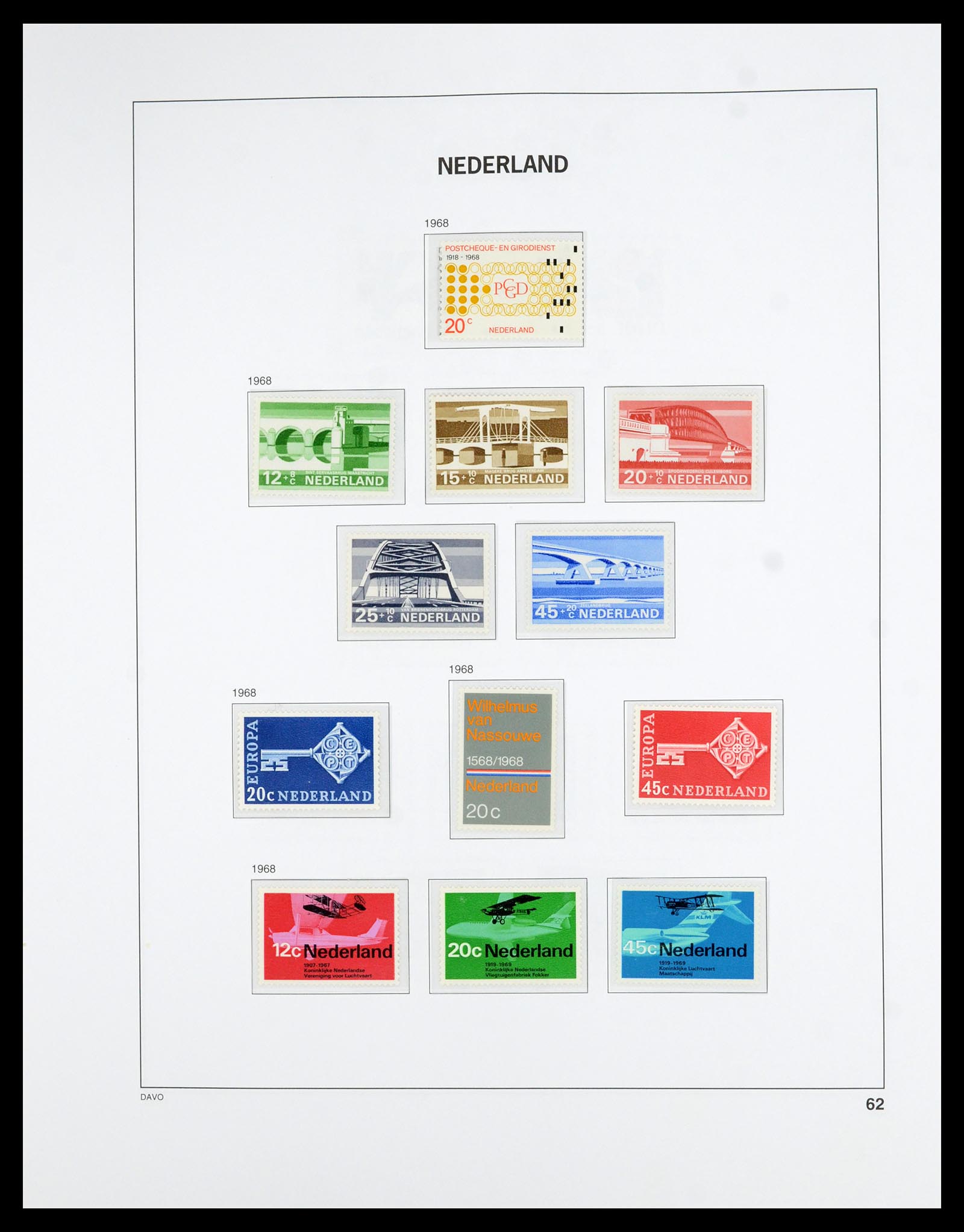 36629 062 - Postzegelverzameling 36629 Netherlands 1852-1989.