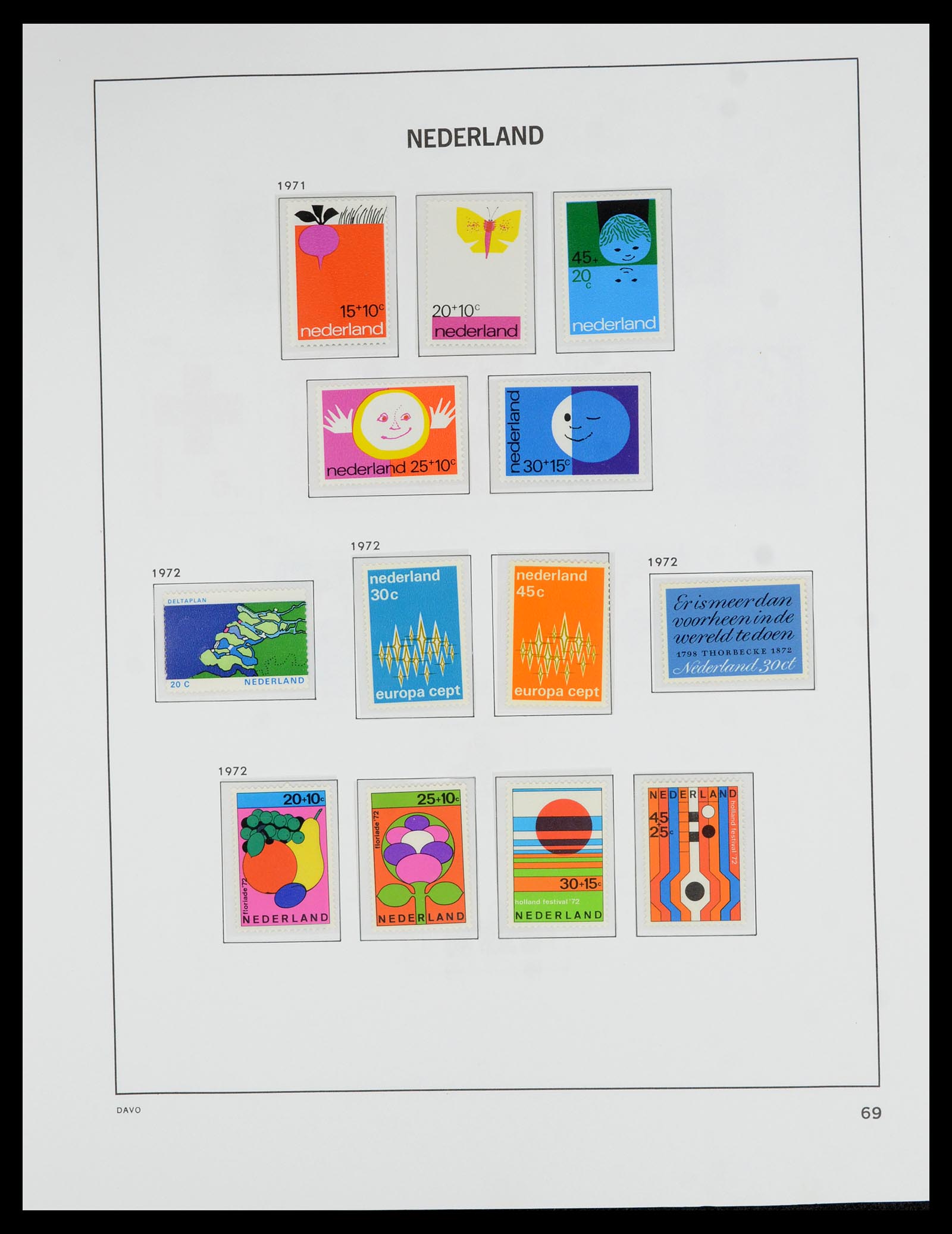 36629 070 - Postzegelverzameling 36629 Netherlands 1852-1989.