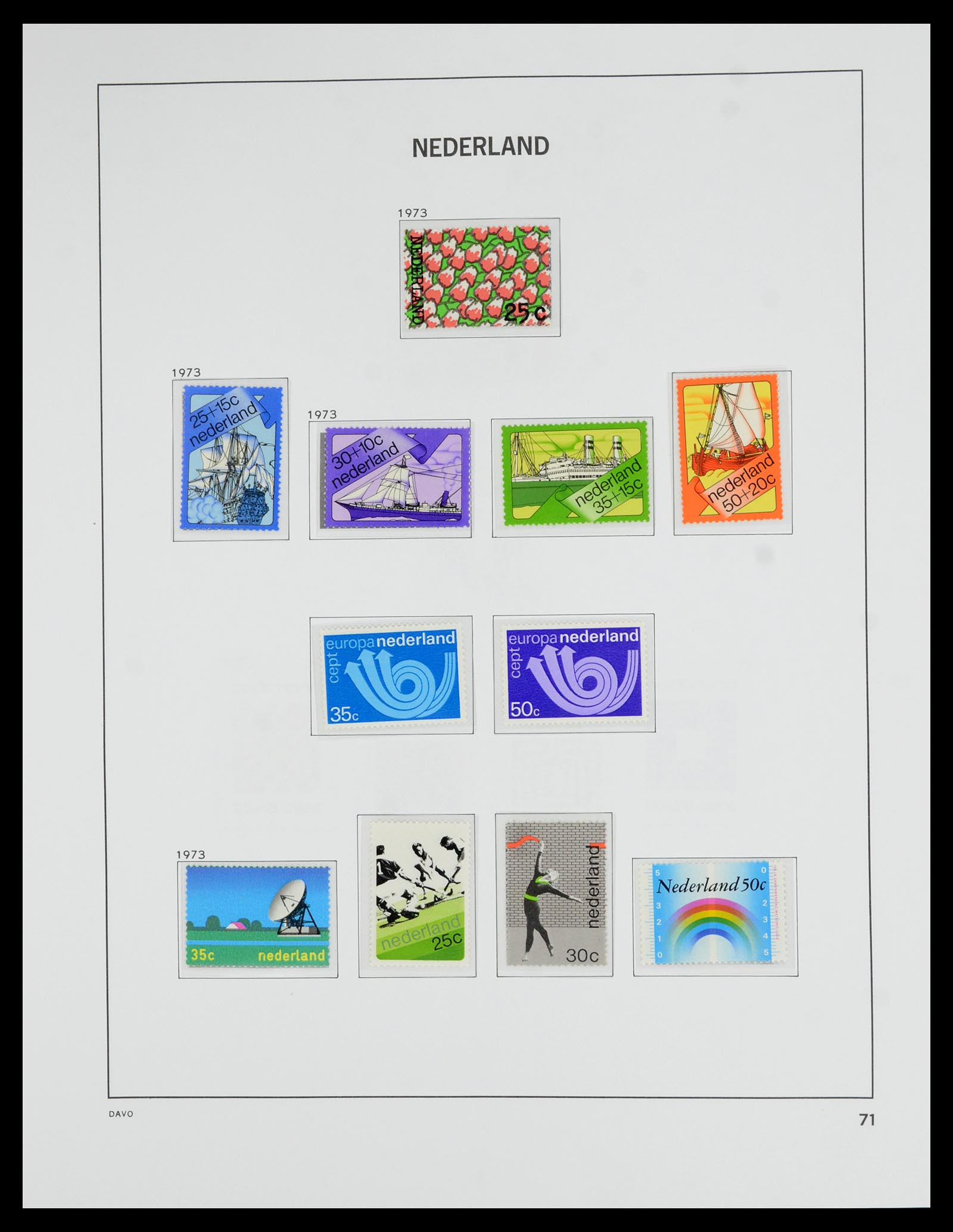 36629 072 - Postzegelverzameling 36629 Netherlands 1852-1989.