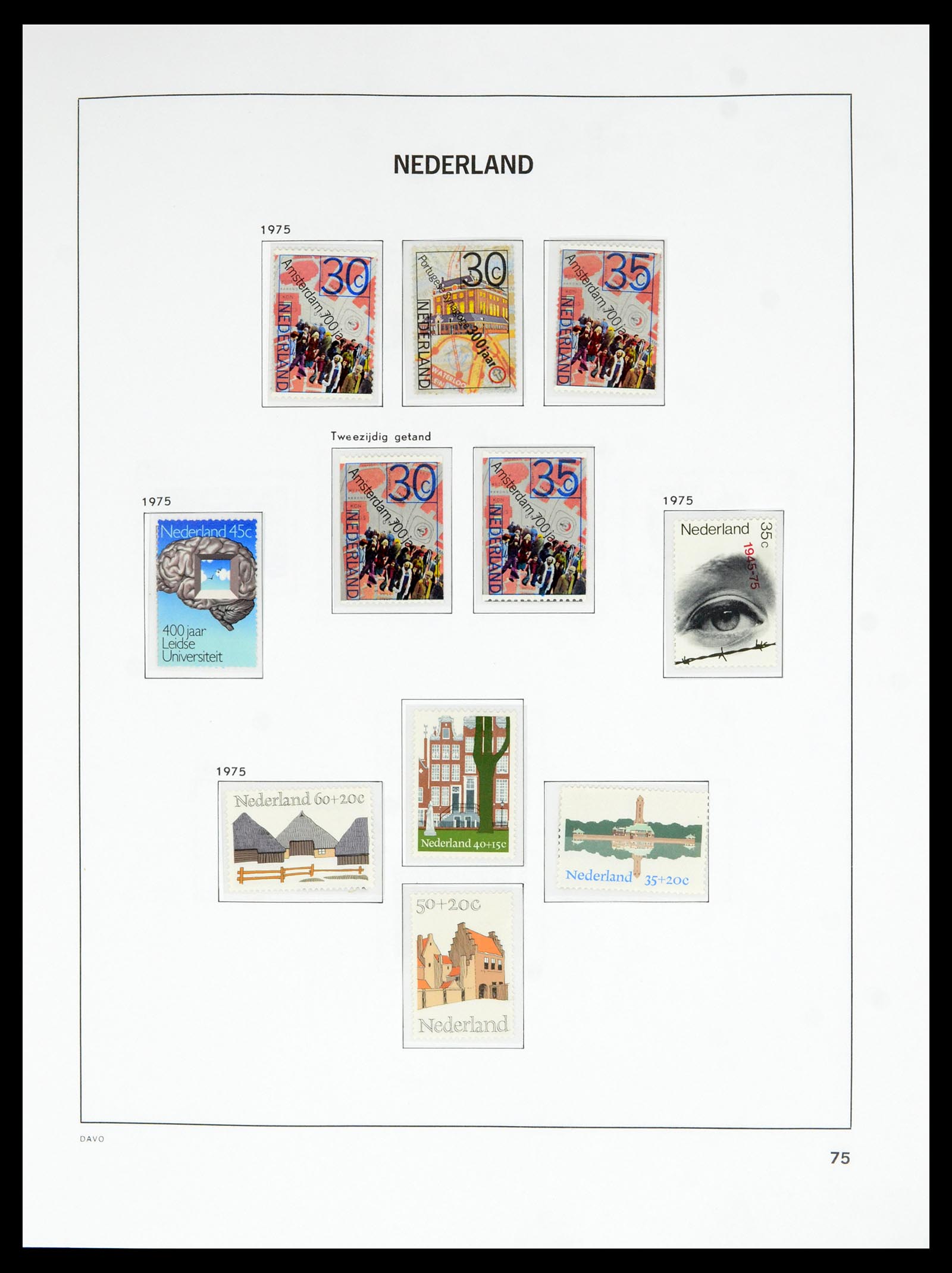 36629 076 - Postzegelverzameling 36629 Netherlands 1852-1989.