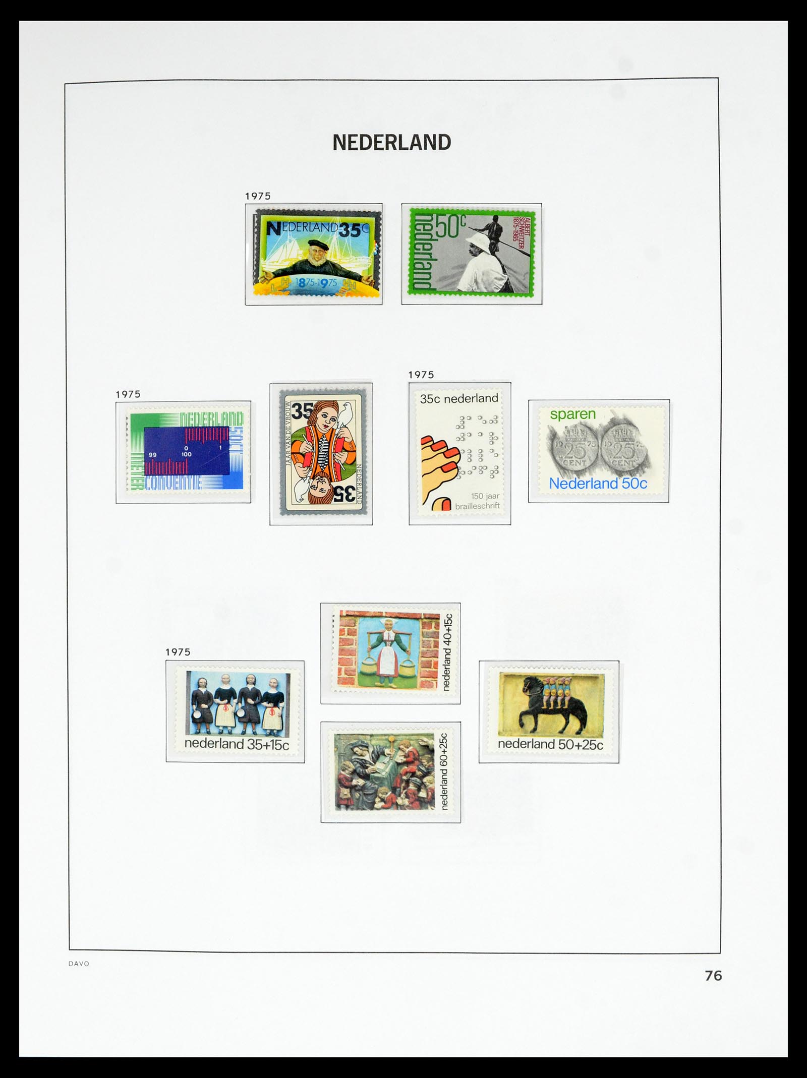 36629 077 - Postzegelverzameling 36629 Netherlands 1852-1989.