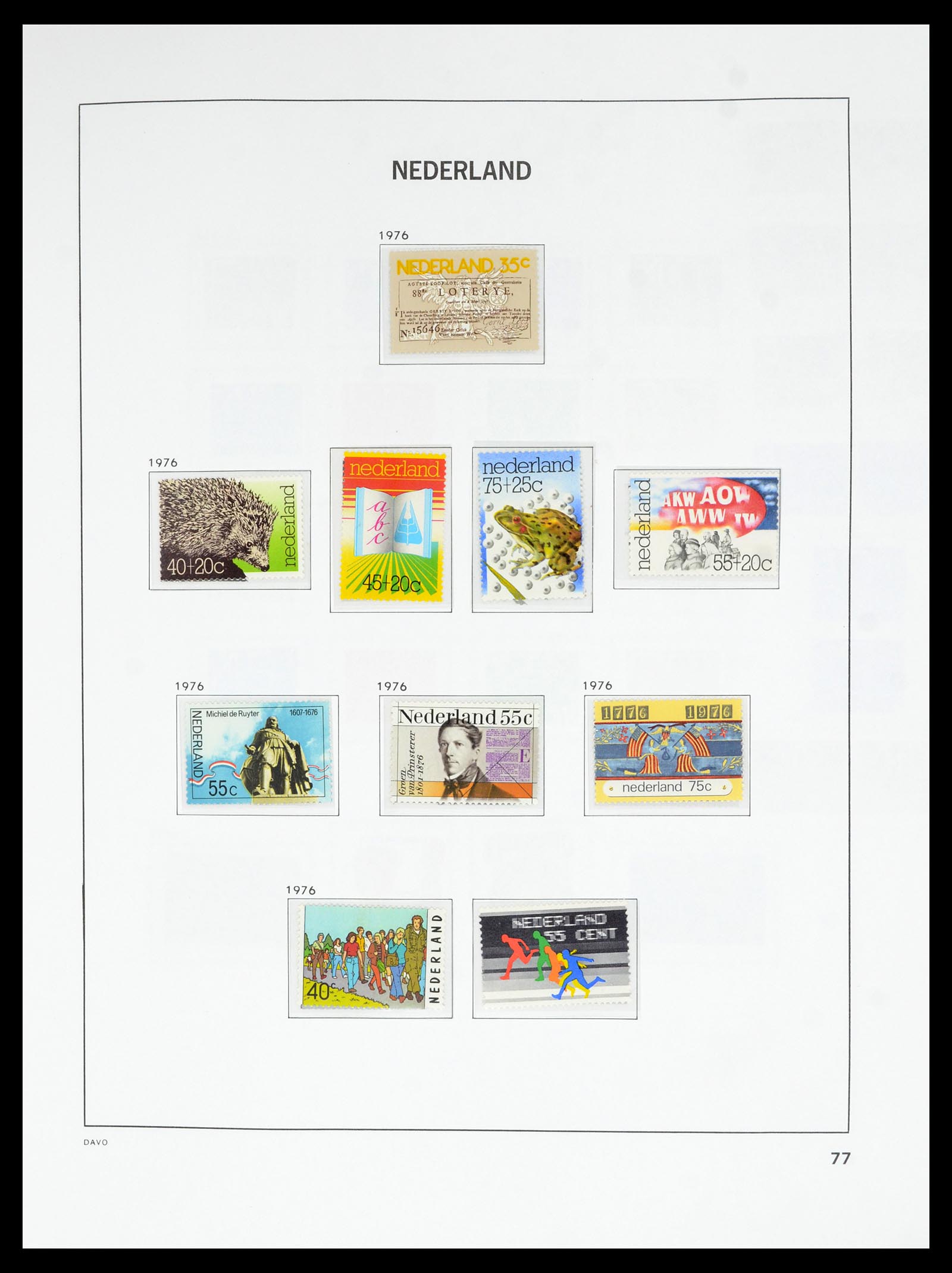 36629 078 - Postzegelverzameling 36629 Netherlands 1852-1989.