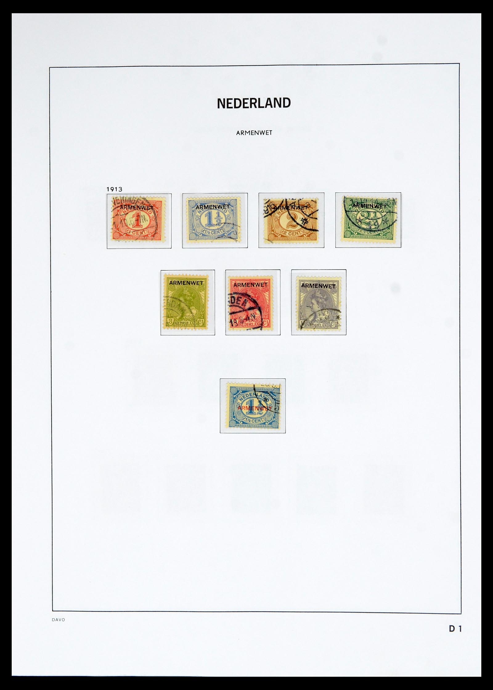36629 162 - Postzegelverzameling 36629 Netherlands 1852-1989.