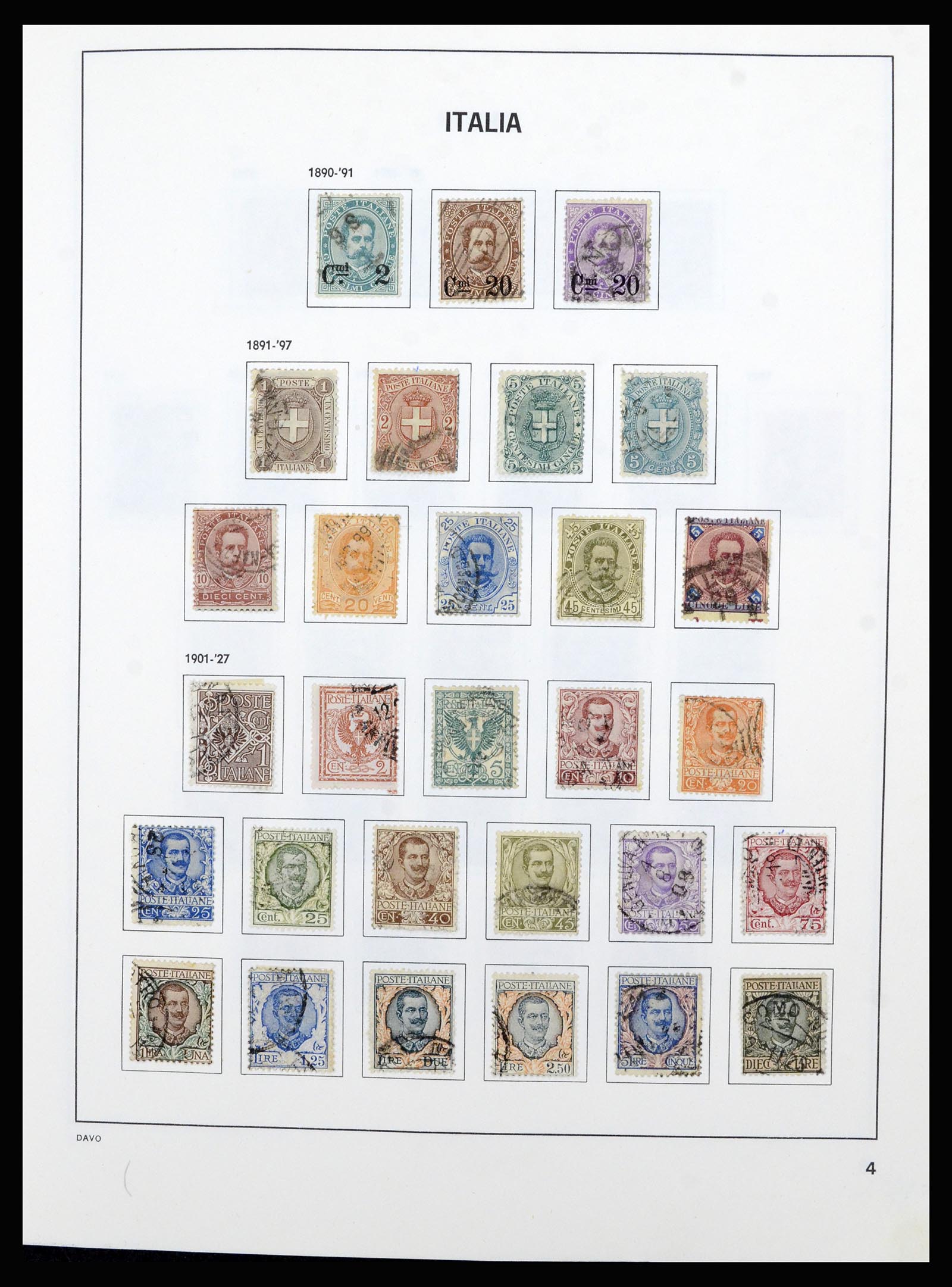 36630 004 - Postzegelverzameling 36630 Italy 1862-1979.