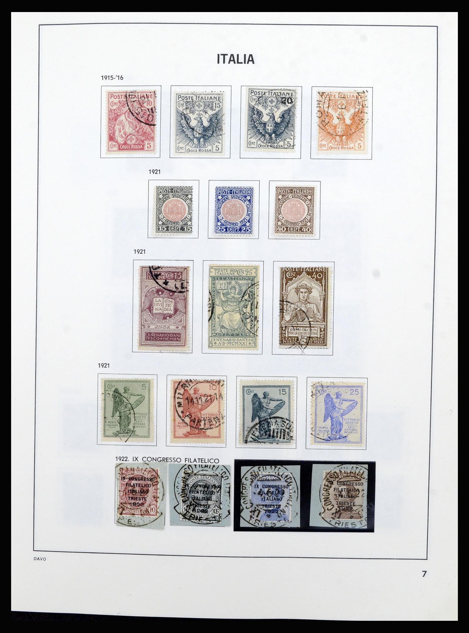 36630 007 - Postzegelverzameling 36630 Italy 1862-1979.