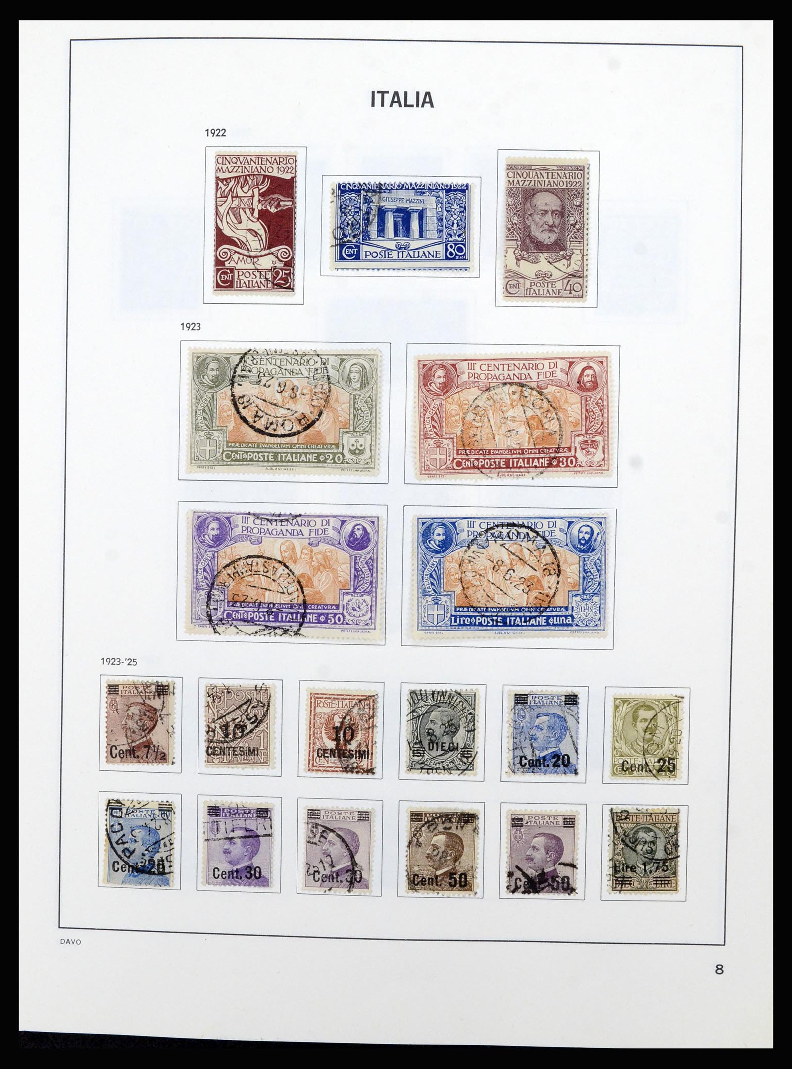 36630 008 - Postzegelverzameling 36630 Italy 1862-1979.