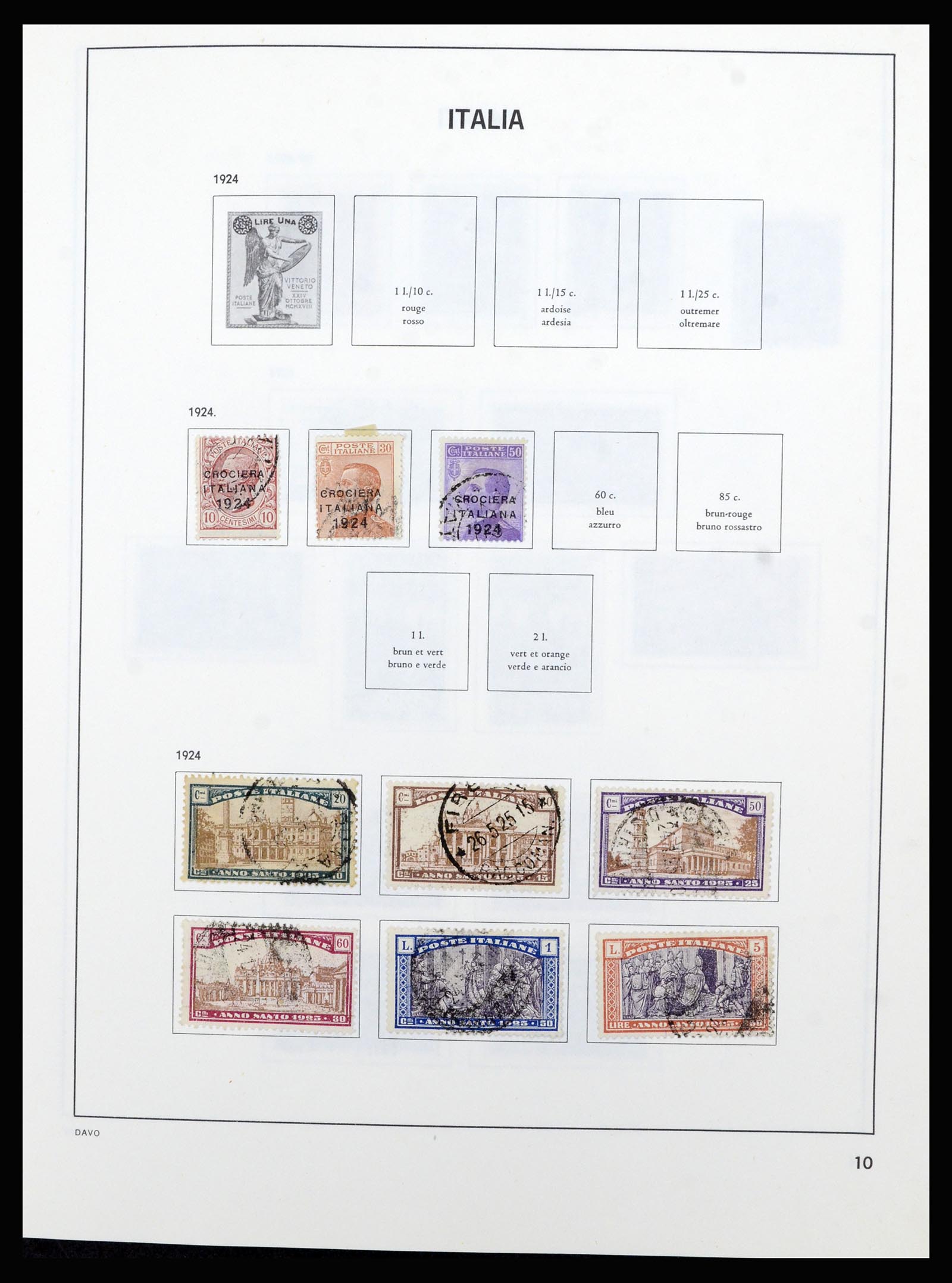 36630 010 - Postzegelverzameling 36630 Italy 1862-1979.