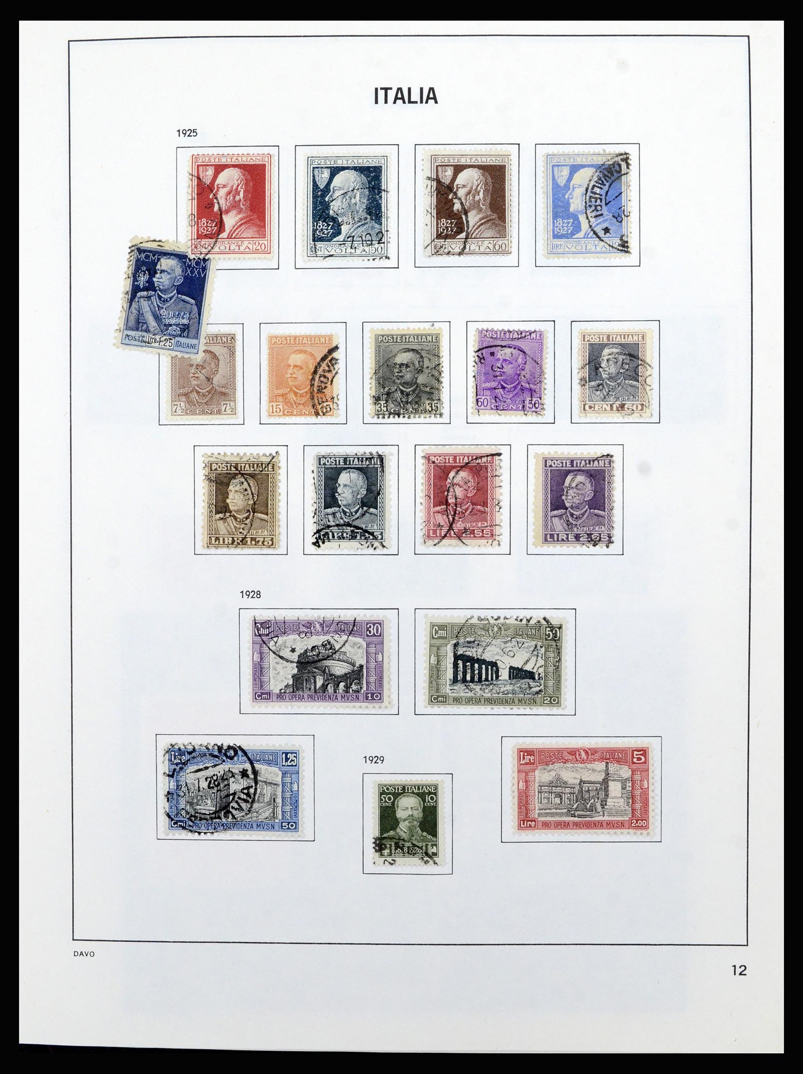 36630 012 - Postzegelverzameling 36630 Italy 1862-1979.