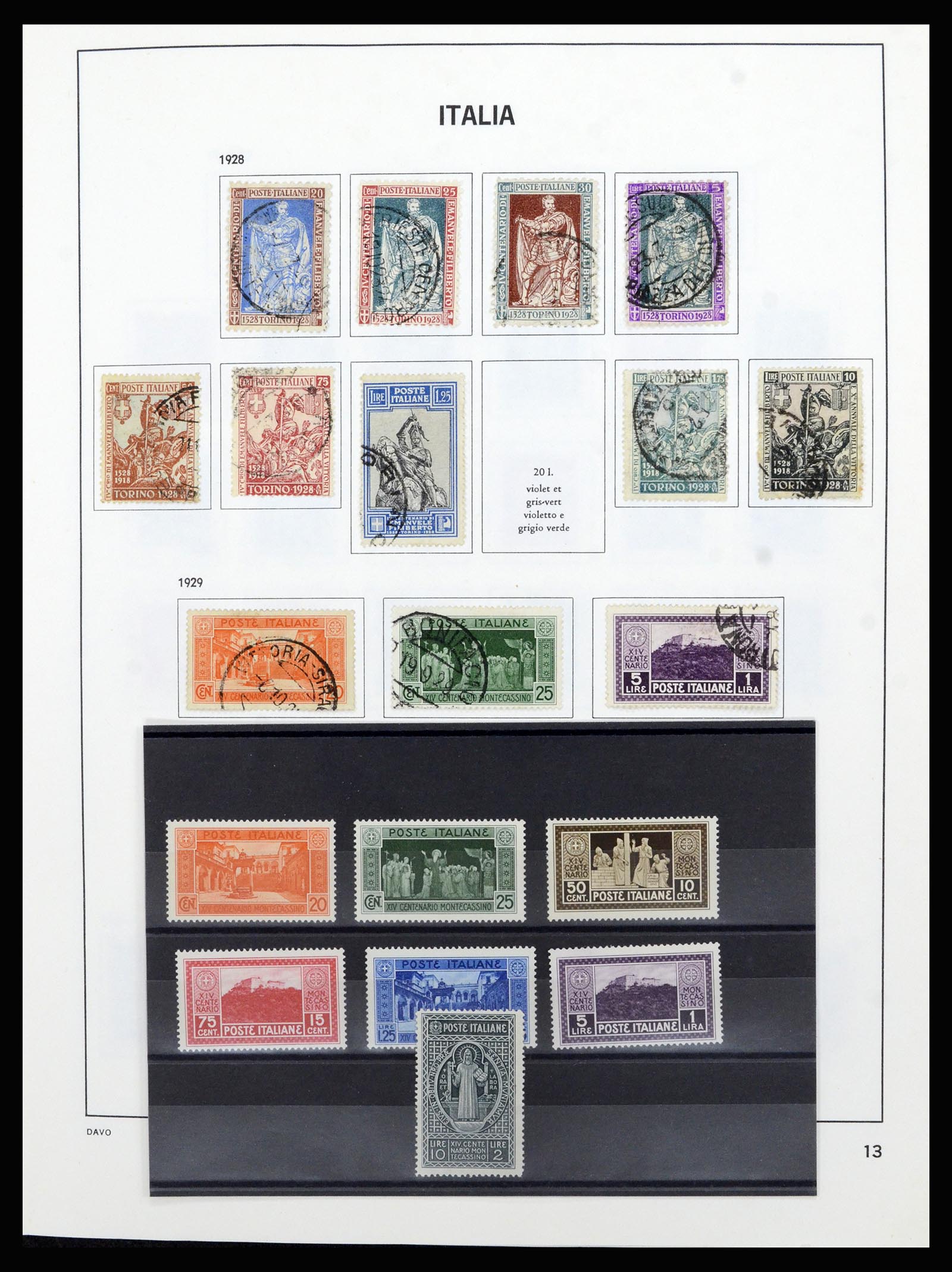 36630 013 - Postzegelverzameling 36630 Italy 1862-1979.