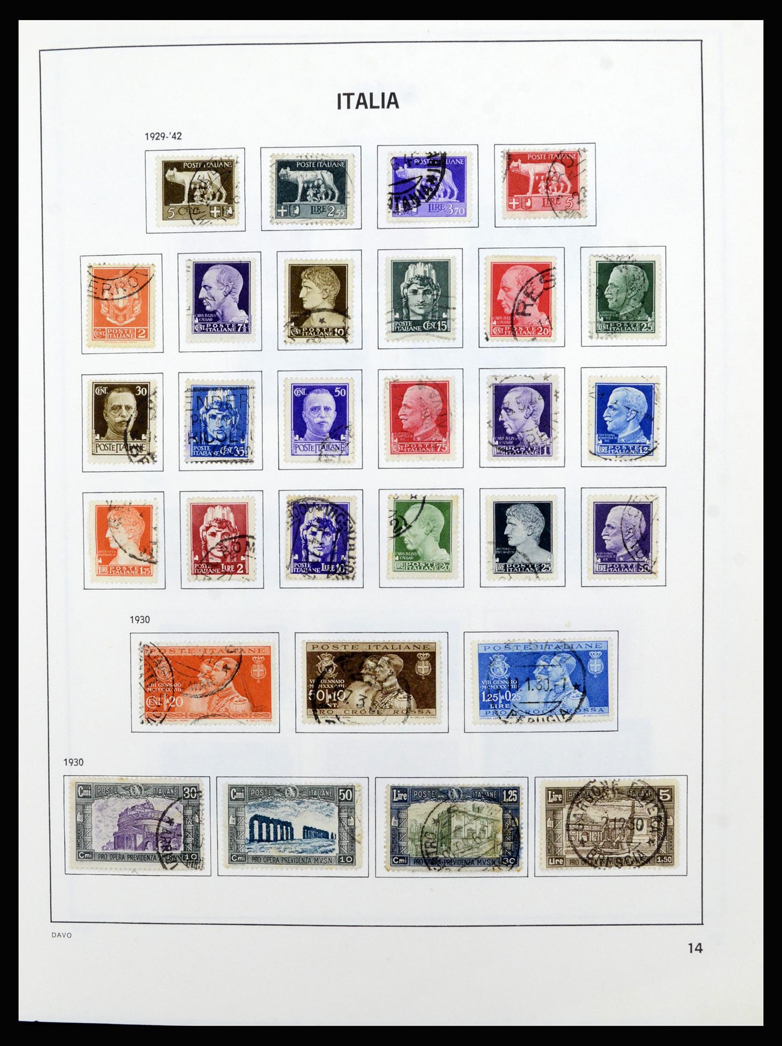 36630 014 - Postzegelverzameling 36630 Italy 1862-1979.