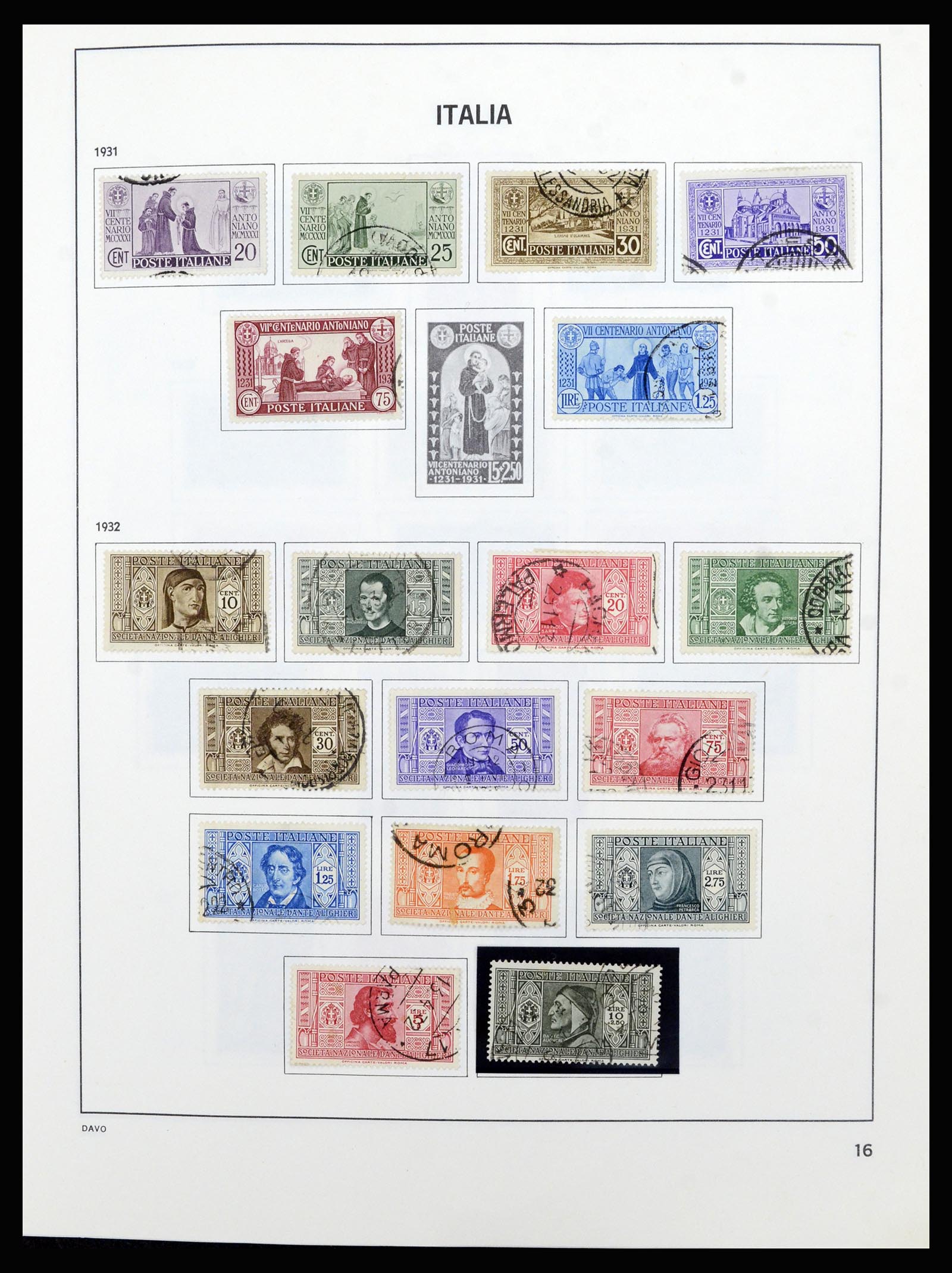 36630 016 - Postzegelverzameling 36630 Italy 1862-1979.