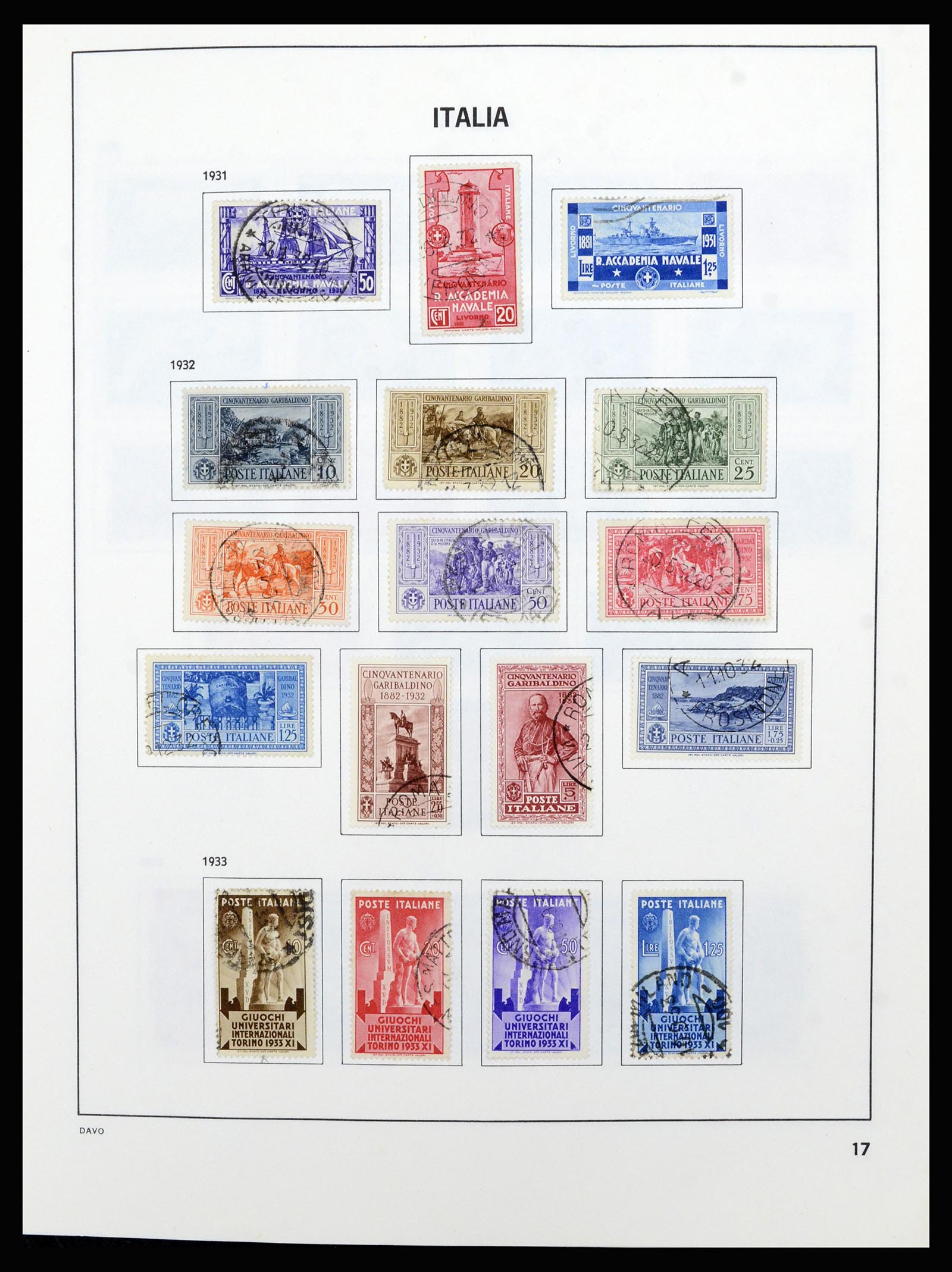36630 017 - Postzegelverzameling 36630 Italy 1862-1979.