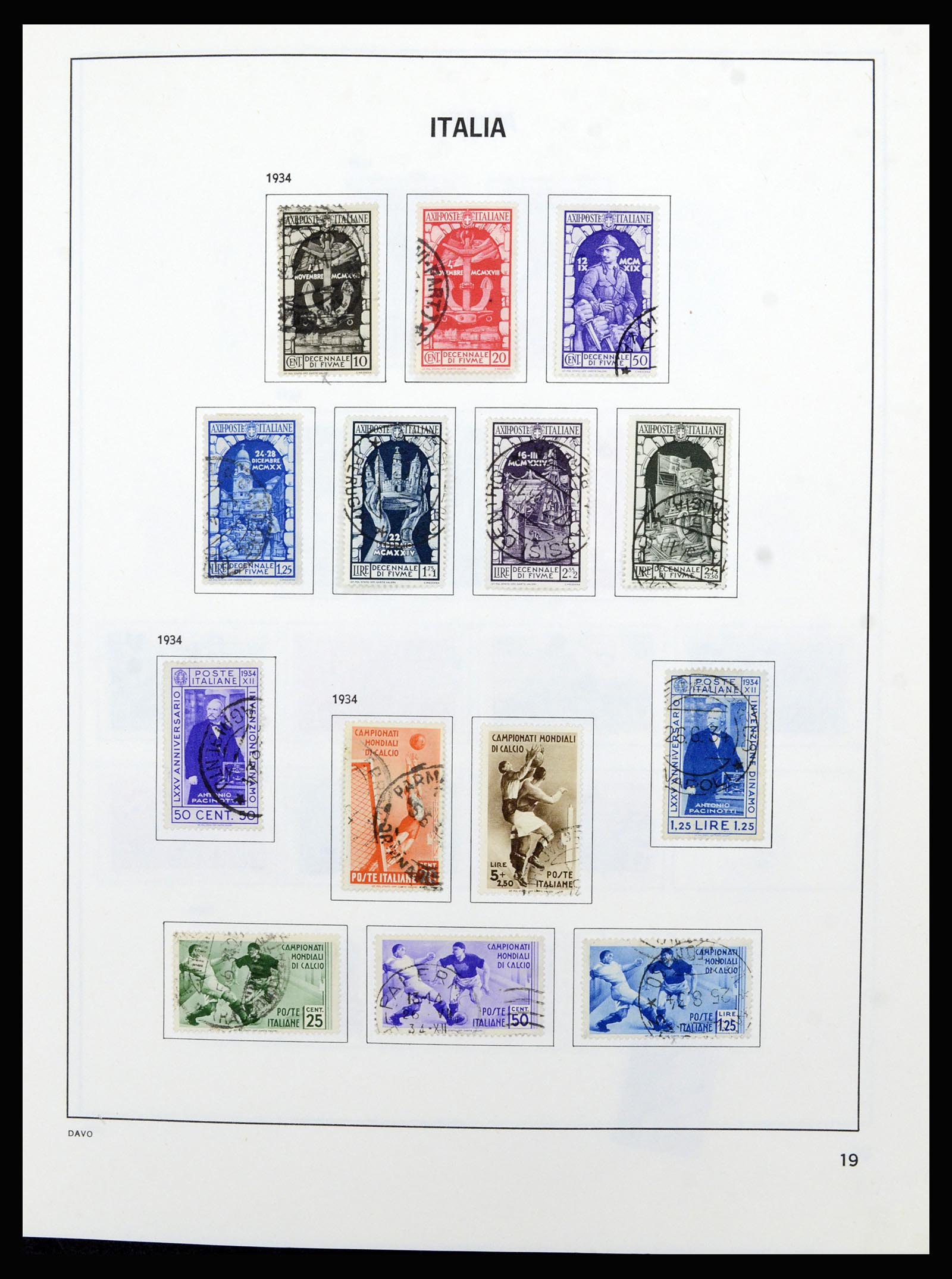 36630 019 - Postzegelverzameling 36630 Italy 1862-1979.