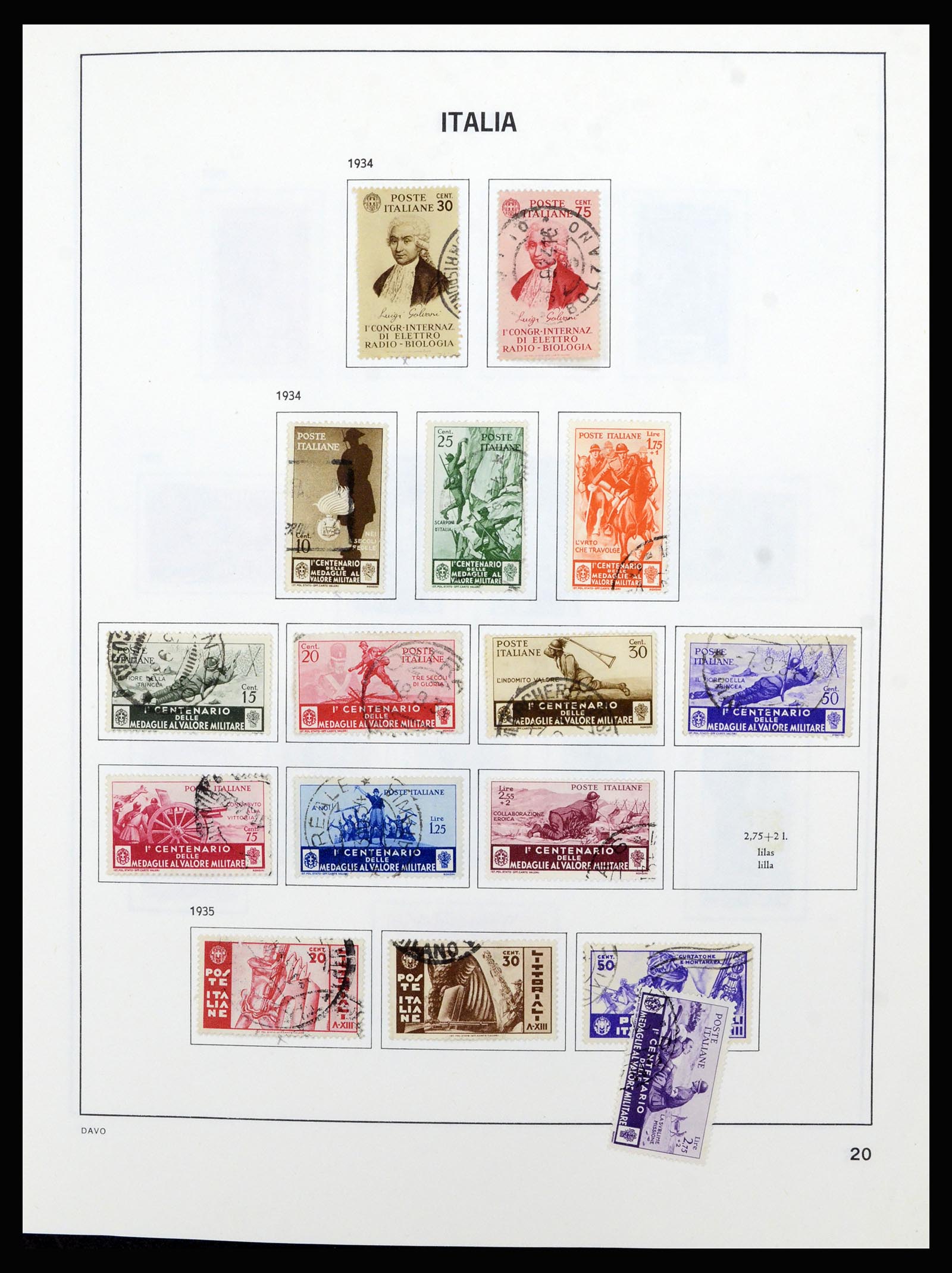 36630 020 - Postzegelverzameling 36630 Italy 1862-1979.