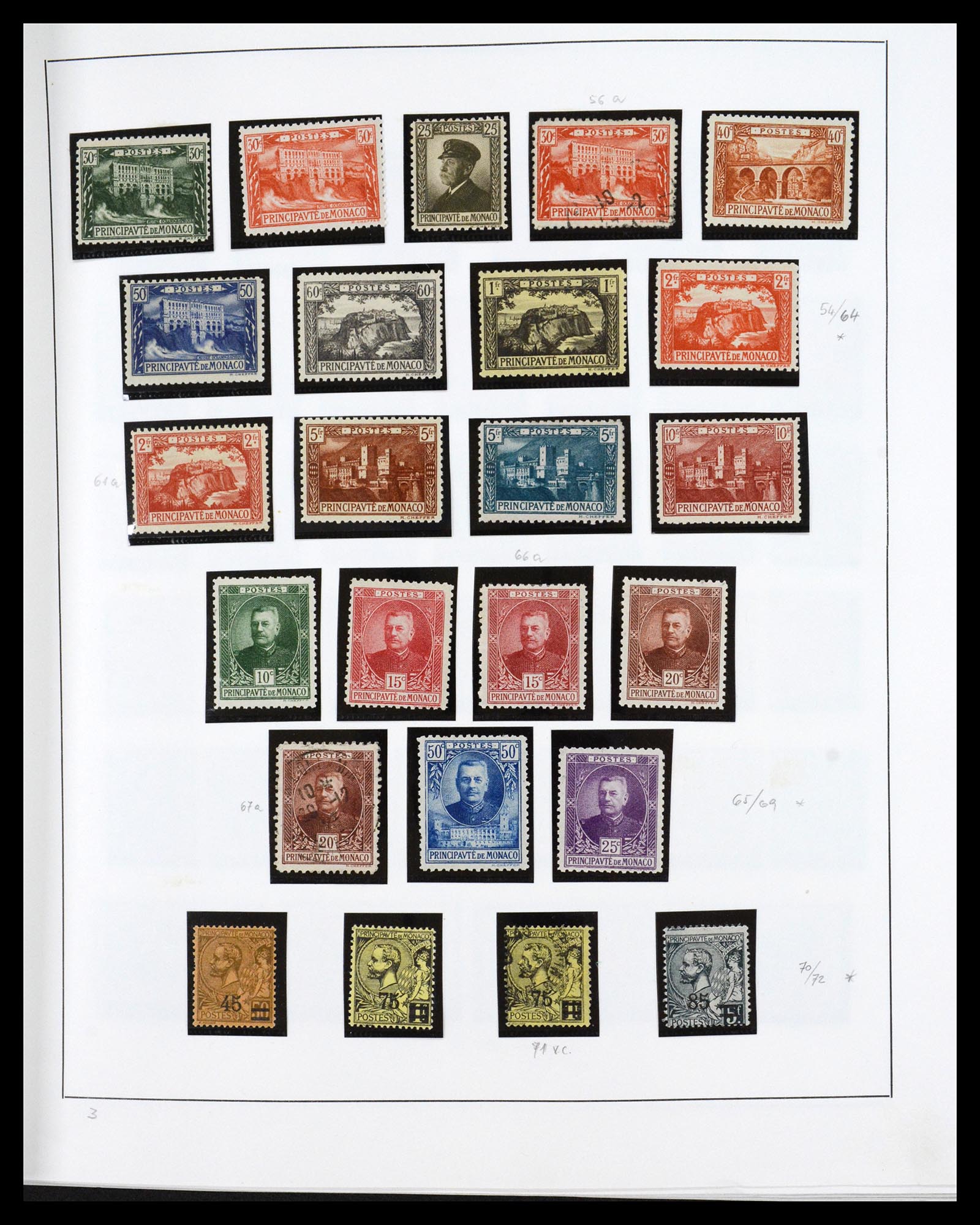 36631 002 - Stamp collection 36631 Monaco 1885-1980.