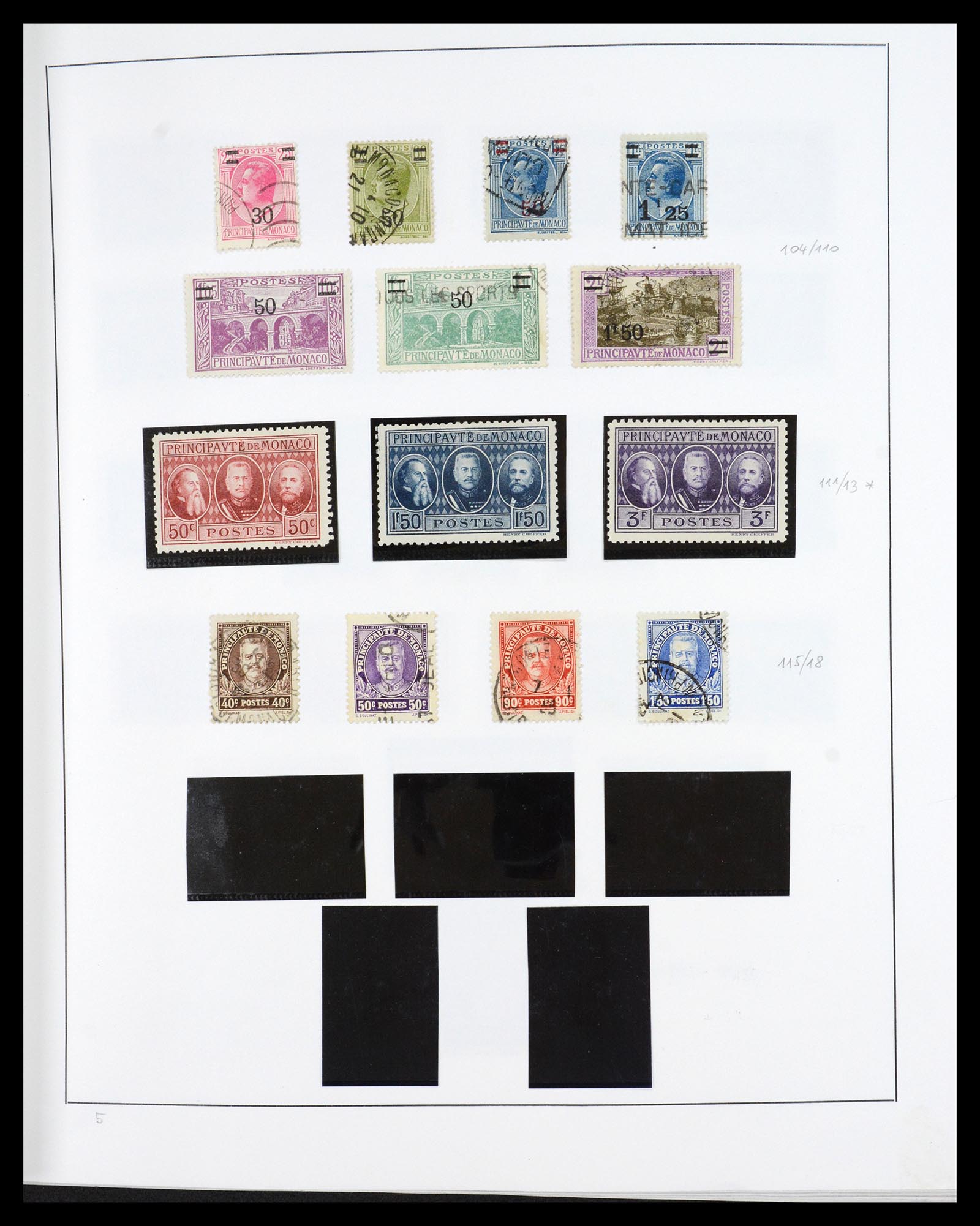 36631 004 - Postzegelverzameling 36631 Monaco 1885-1980.