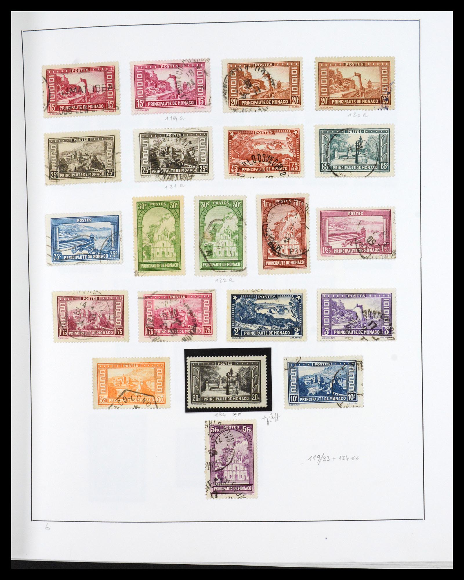 36631 005 - Postzegelverzameling 36631 Monaco 1885-1980.