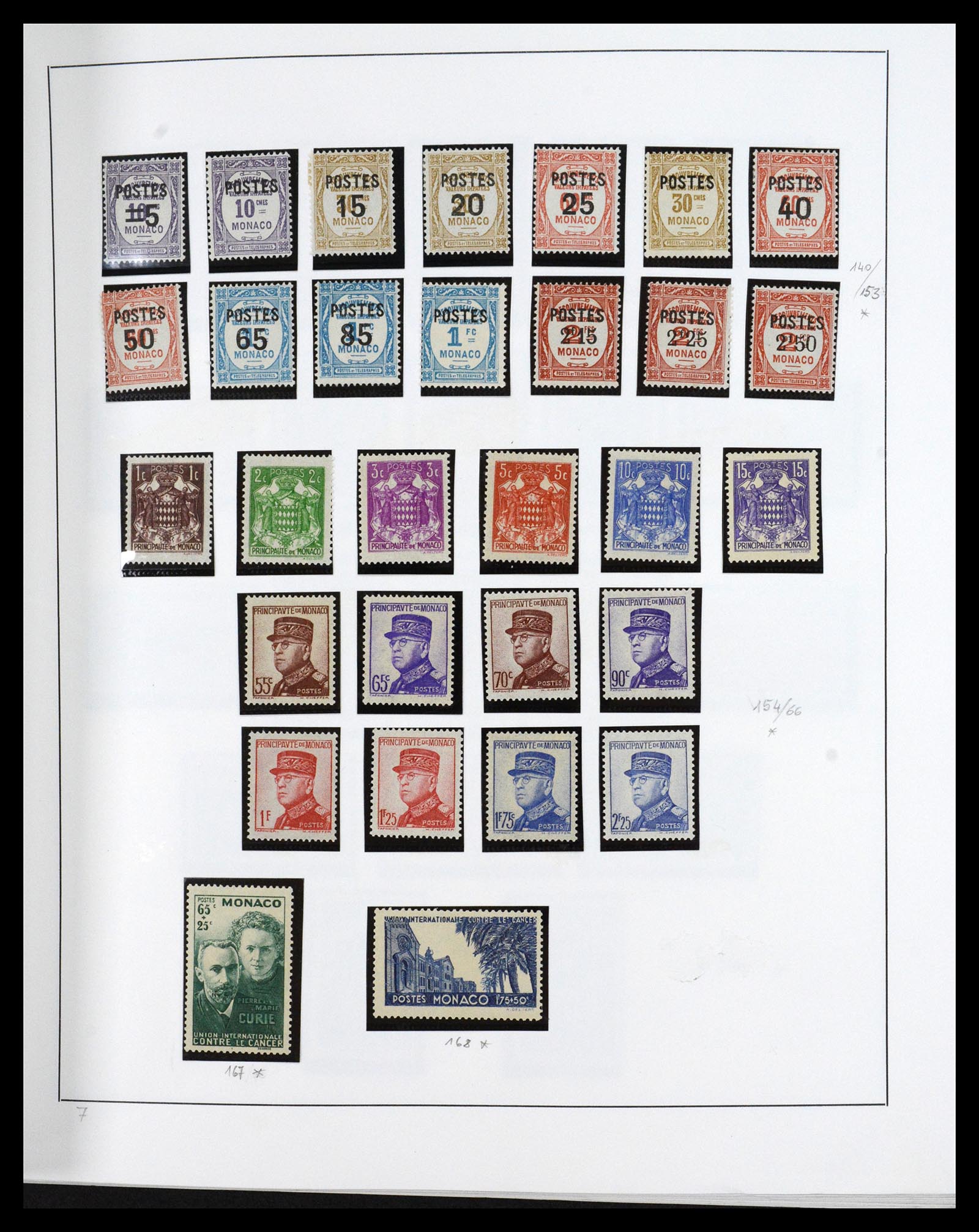 36631 006 - Postzegelverzameling 36631 Monaco 1885-1980.