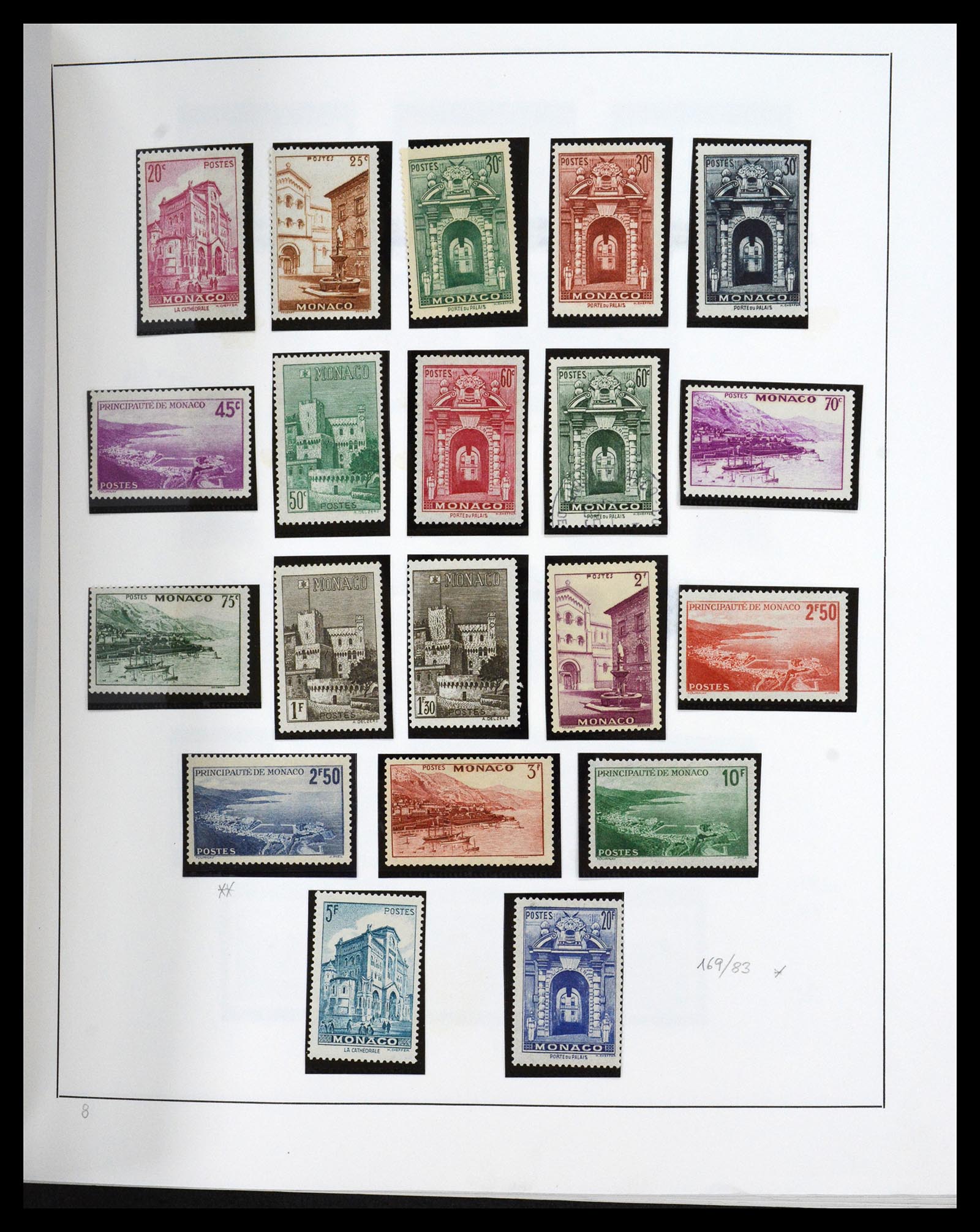 36631 007 - Postzegelverzameling 36631 Monaco 1885-1980.