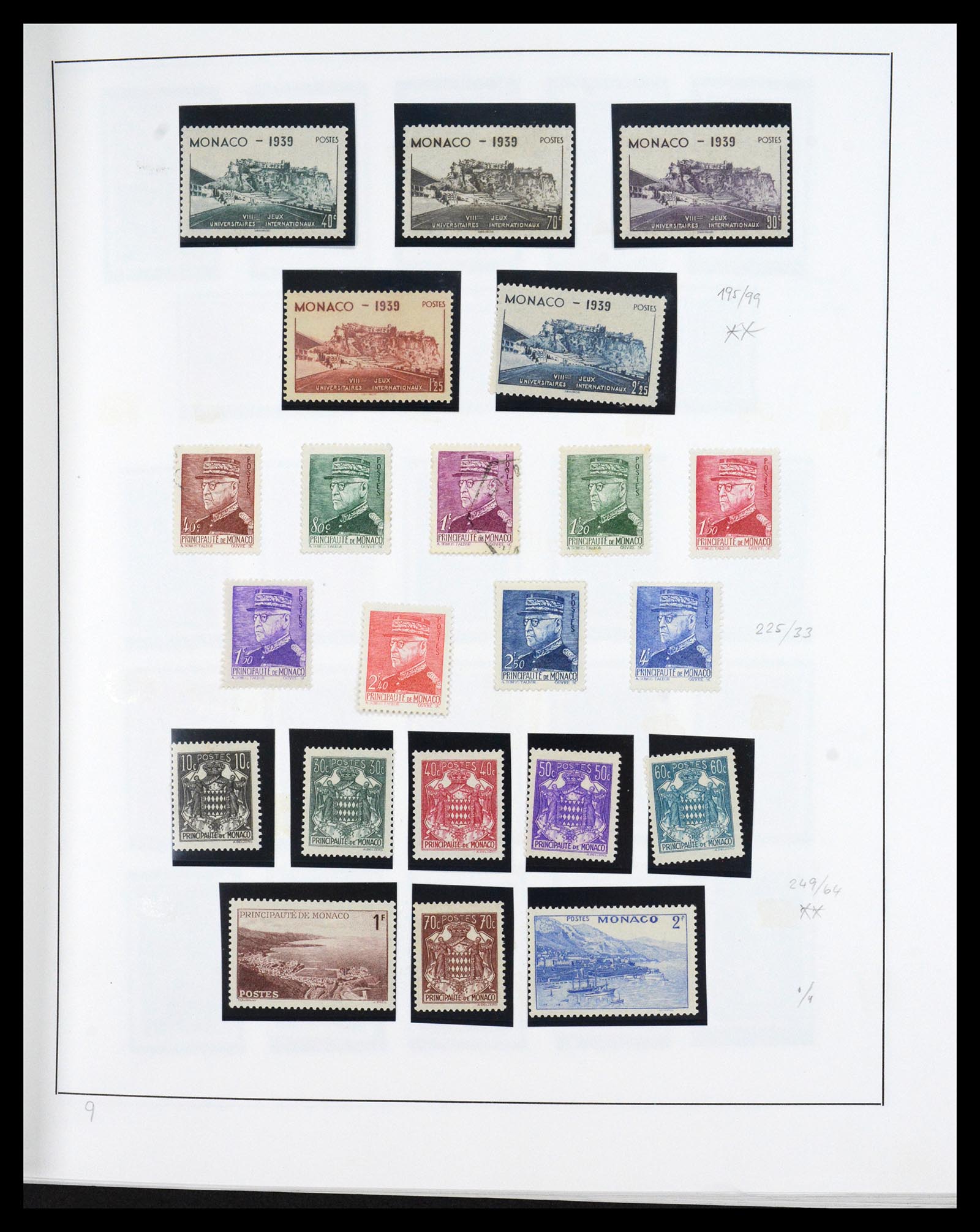 36631 008 - Postzegelverzameling 36631 Monaco 1885-1980.