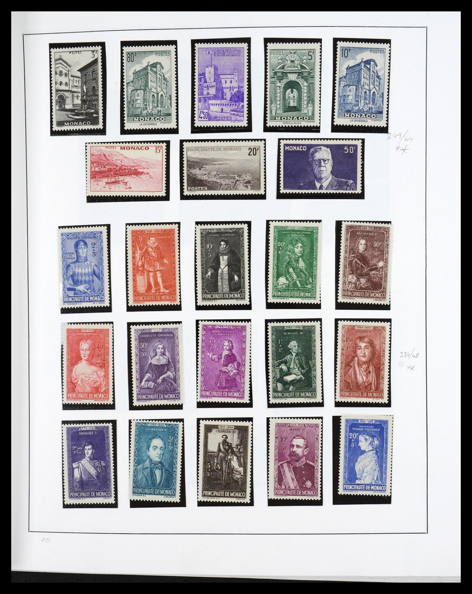 36631 009 - Postzegelverzameling 36631 Monaco 1885-1980.