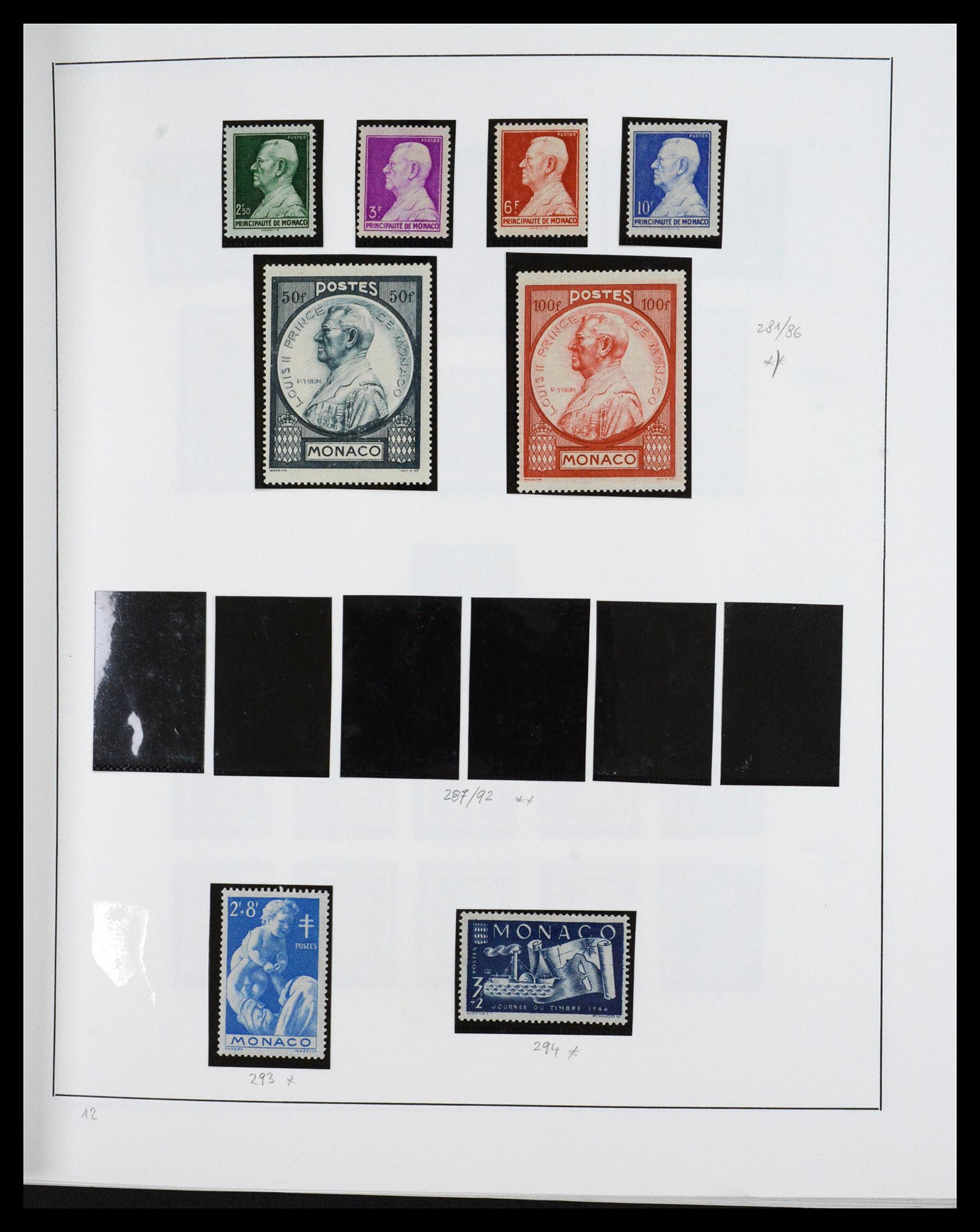 36631 011 - Postzegelverzameling 36631 Monaco 1885-1980.