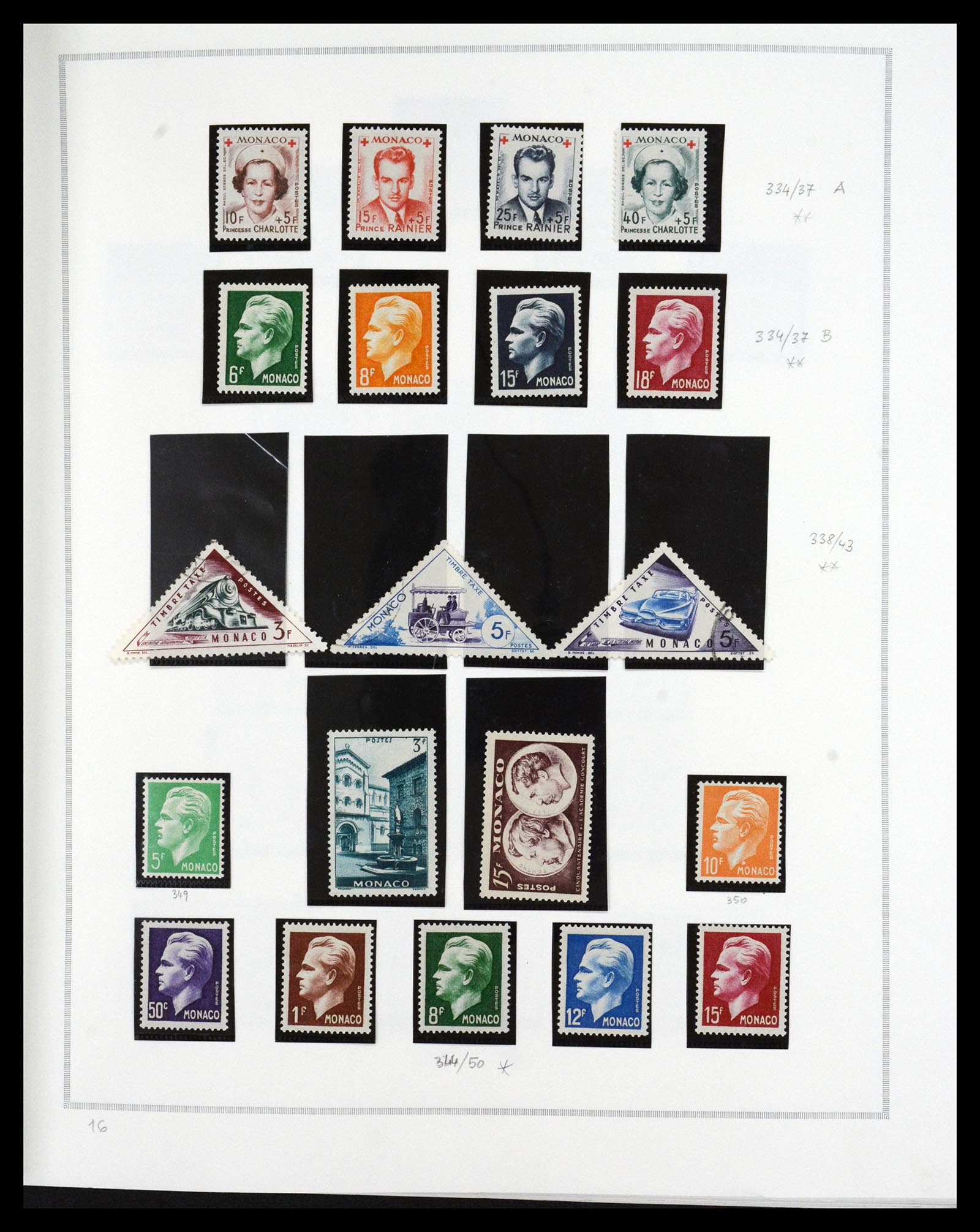 36631 015 - Stamp collection 36631 Monaco 1885-1980.