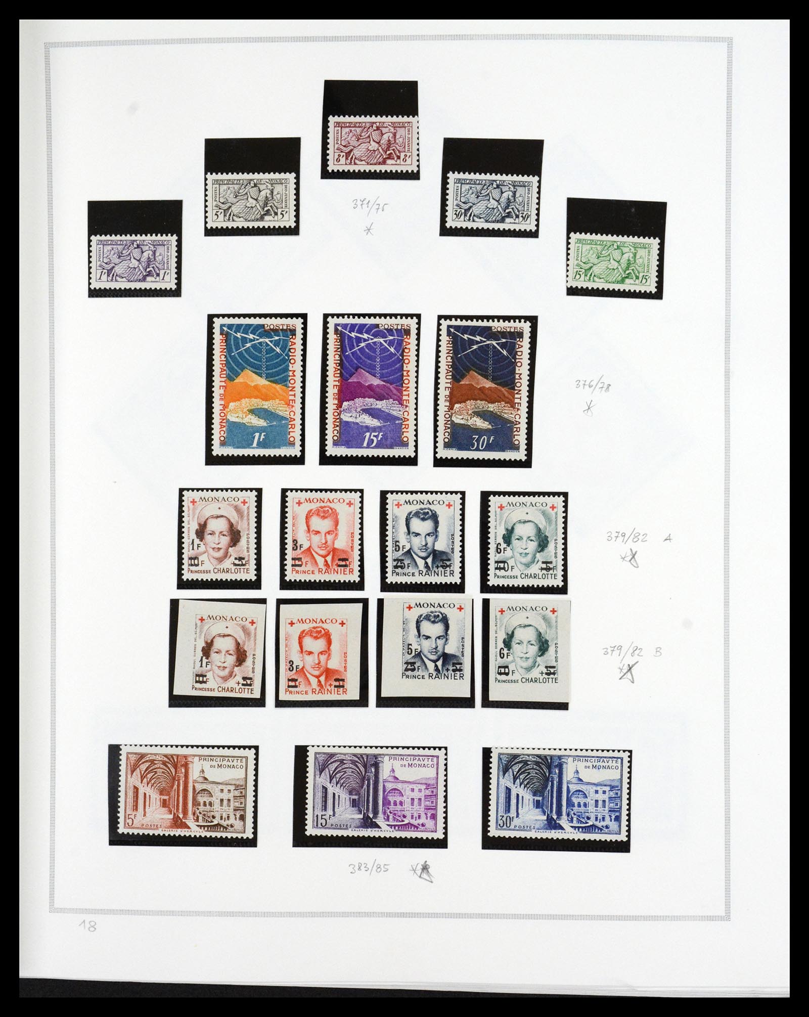36631 016 - Postzegelverzameling 36631 Monaco 1885-1980.