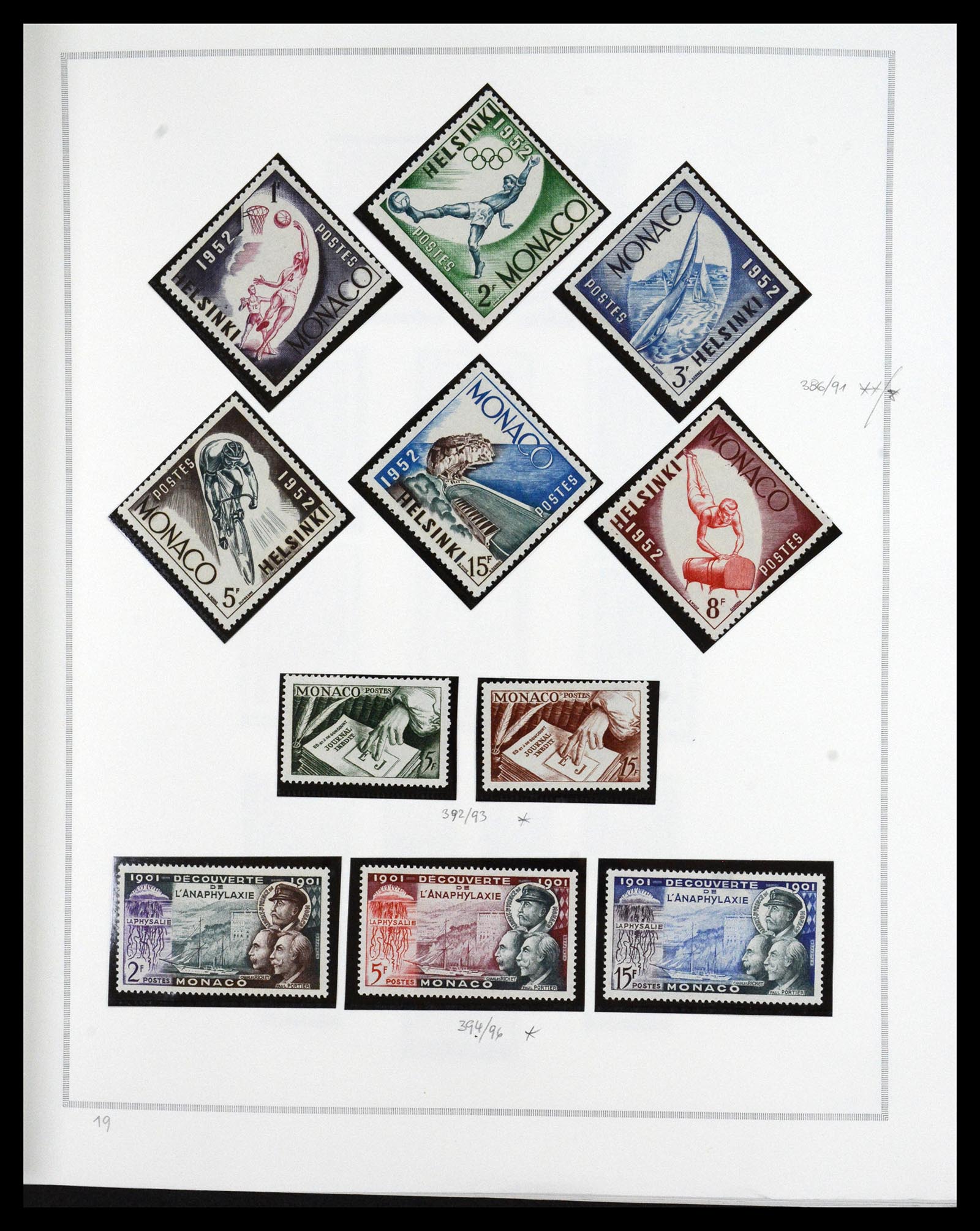 36631 017 - Postzegelverzameling 36631 Monaco 1885-1980.