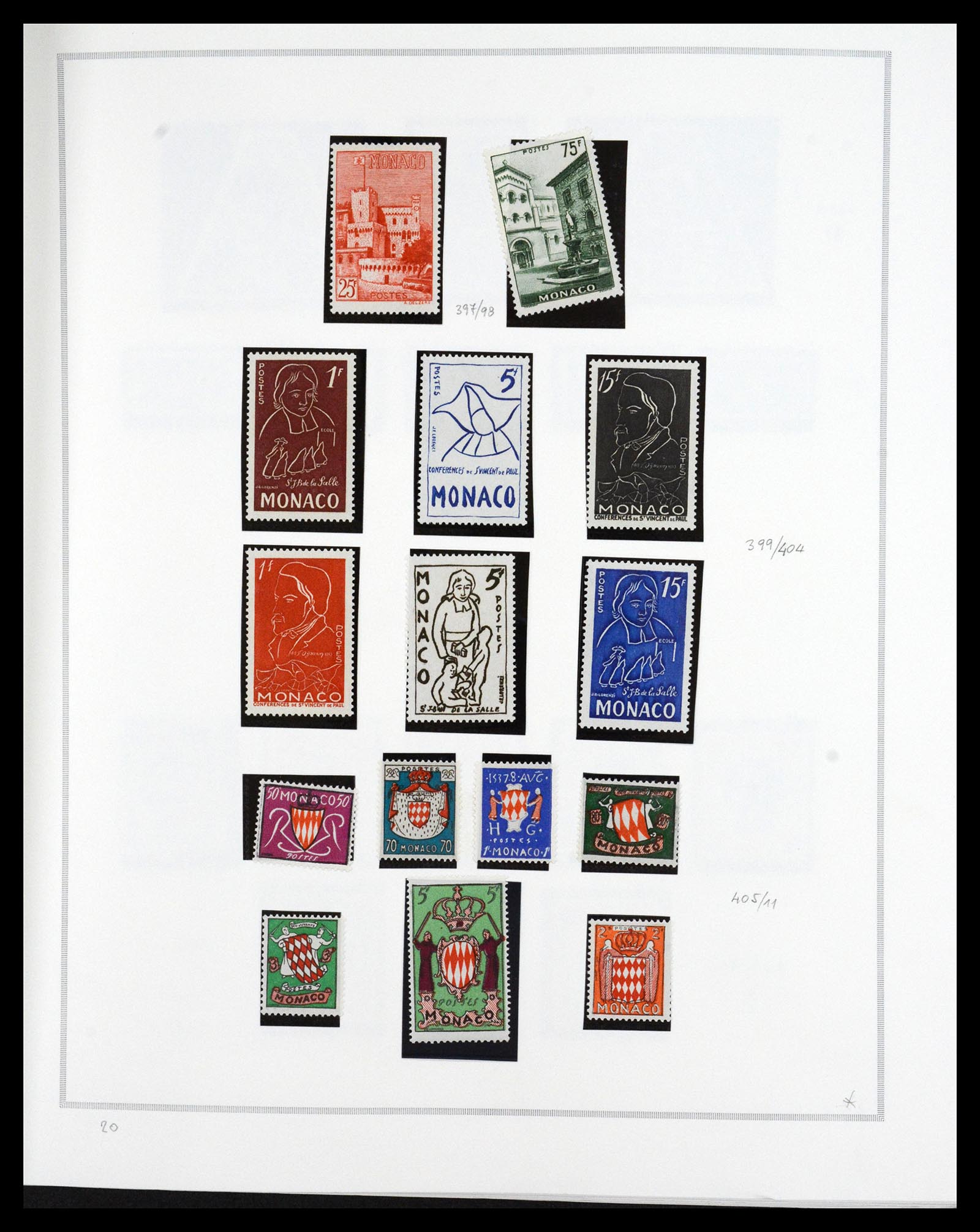 36631 018 - Postzegelverzameling 36631 Monaco 1885-1980.
