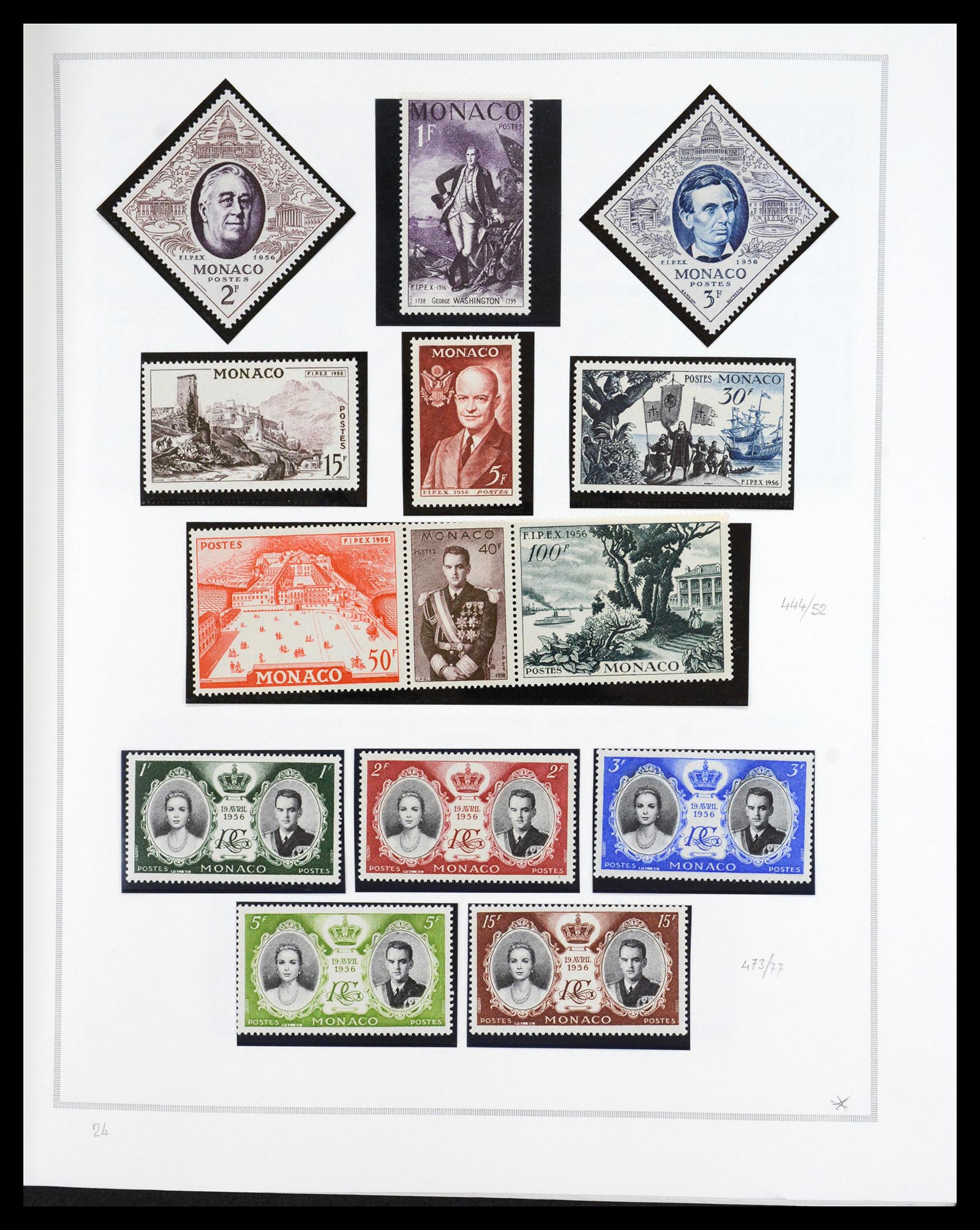 36631 022 - Postzegelverzameling 36631 Monaco 1885-1980.