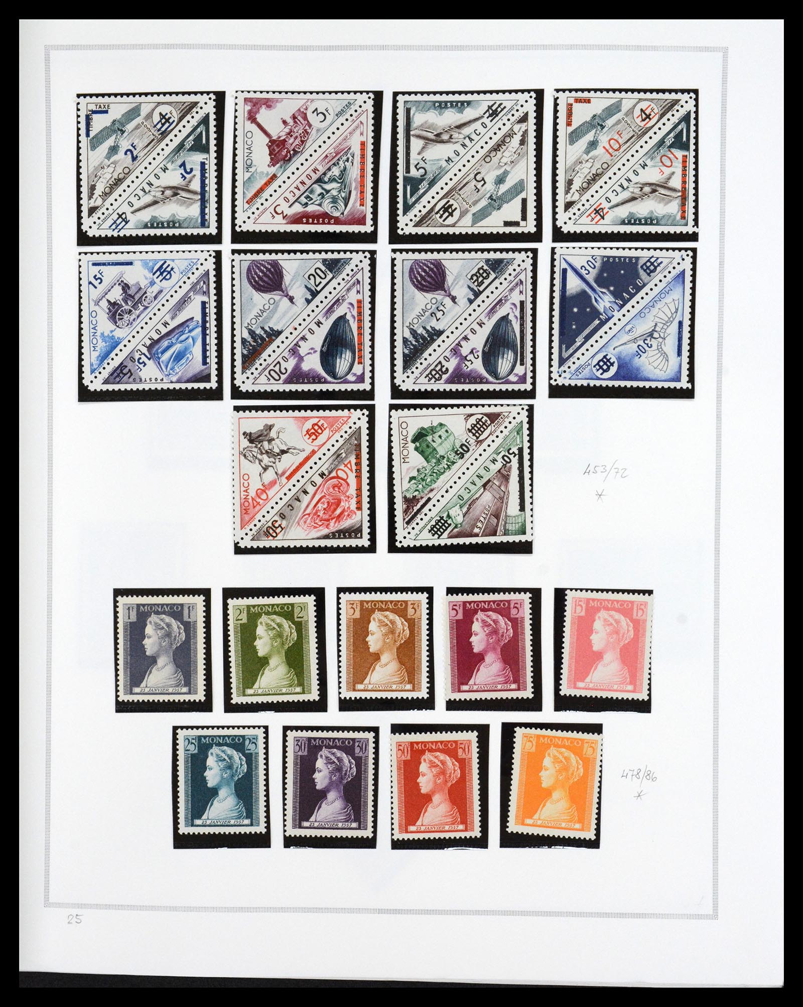 36631 023 - Postzegelverzameling 36631 Monaco 1885-1980.