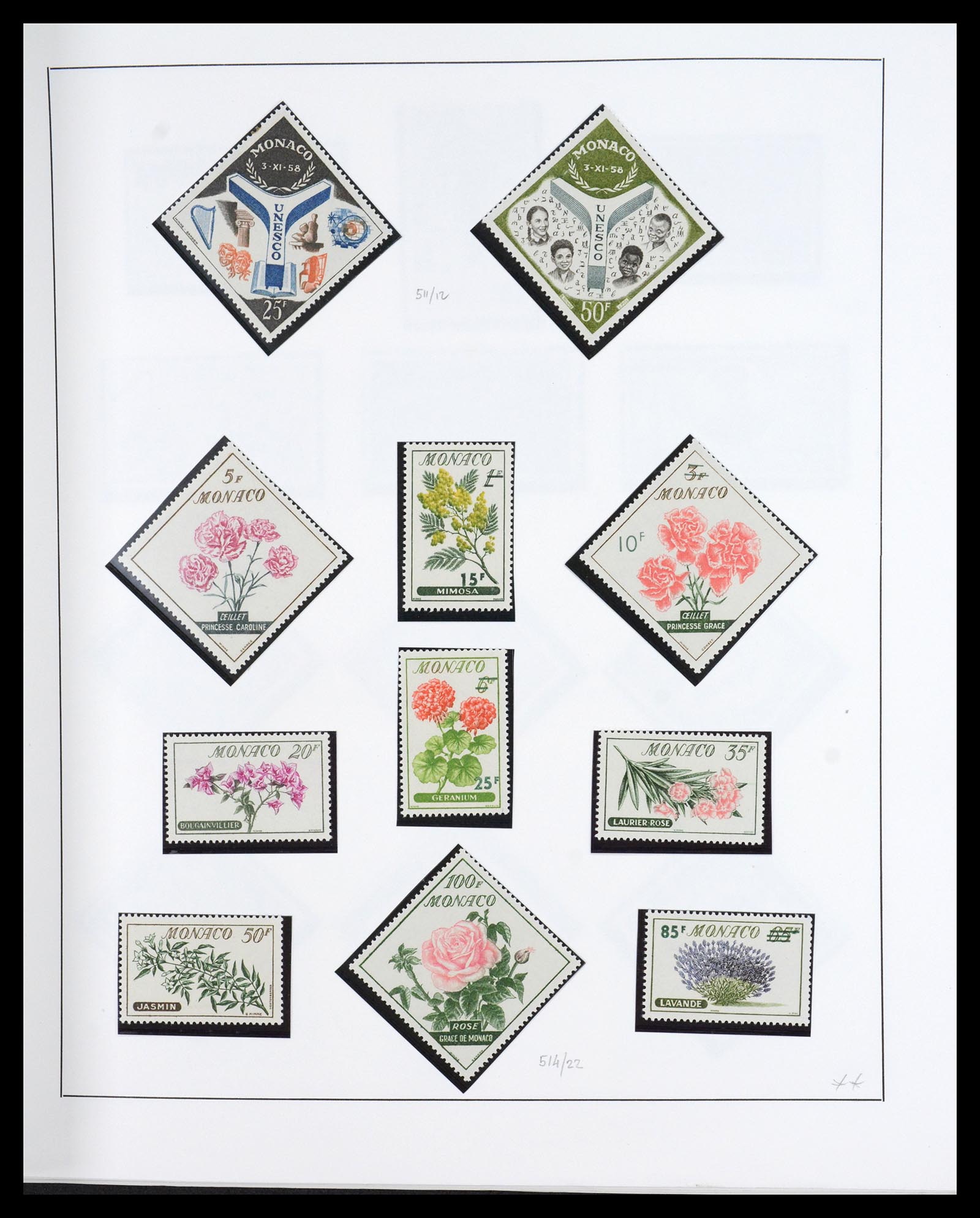 36631 026 - Postzegelverzameling 36631 Monaco 1885-1980.
