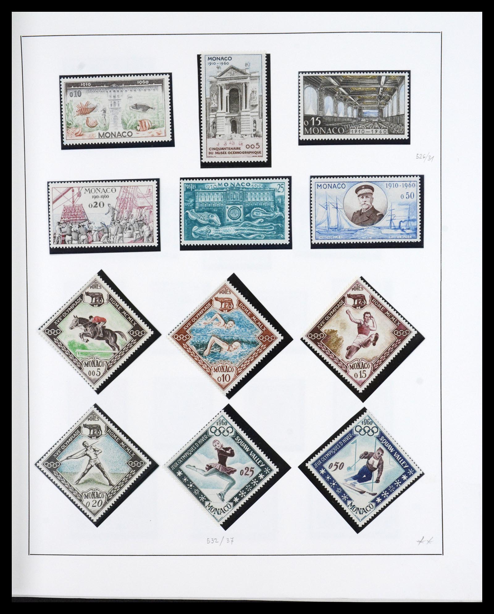36631 027 - Postzegelverzameling 36631 Monaco 1885-1980.