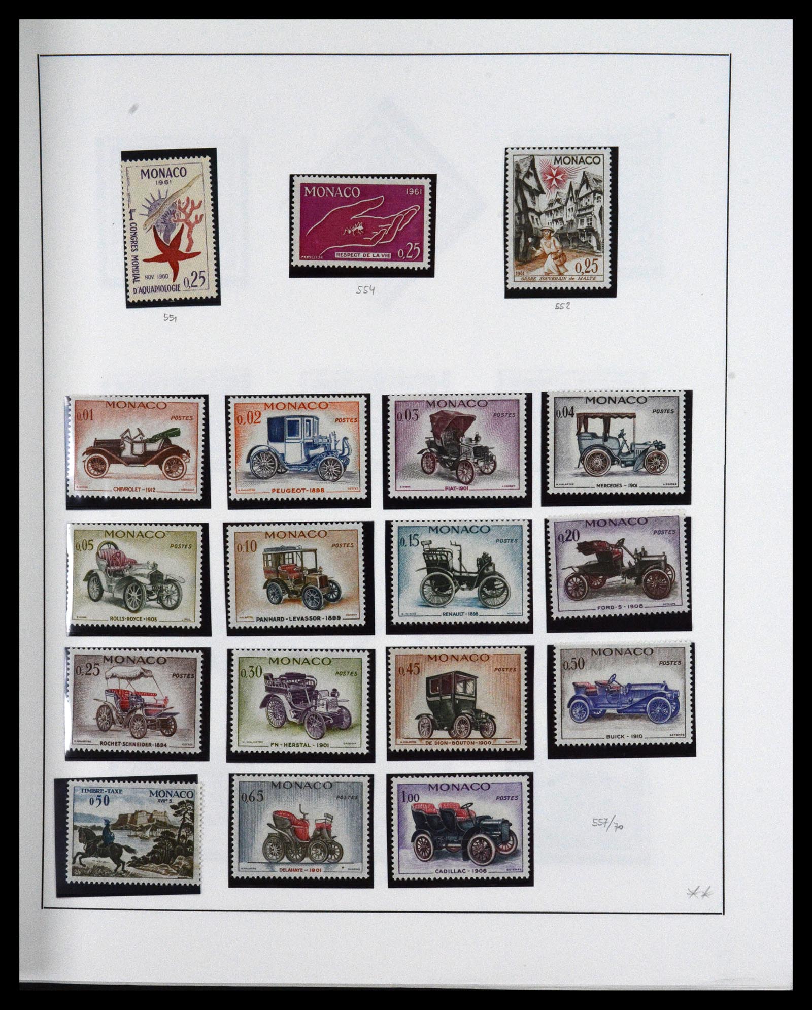 36631 029 - Postzegelverzameling 36631 Monaco 1885-1980.