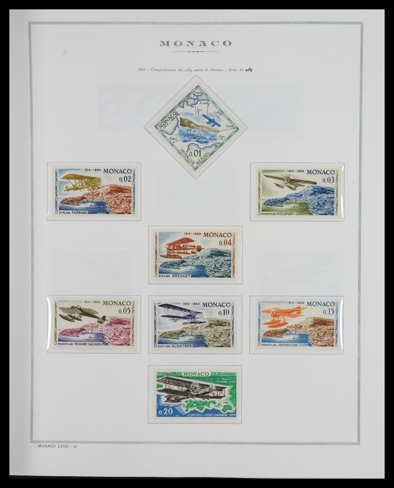 36631 036 - Postzegelverzameling 36631 Monaco 1885-1980.
