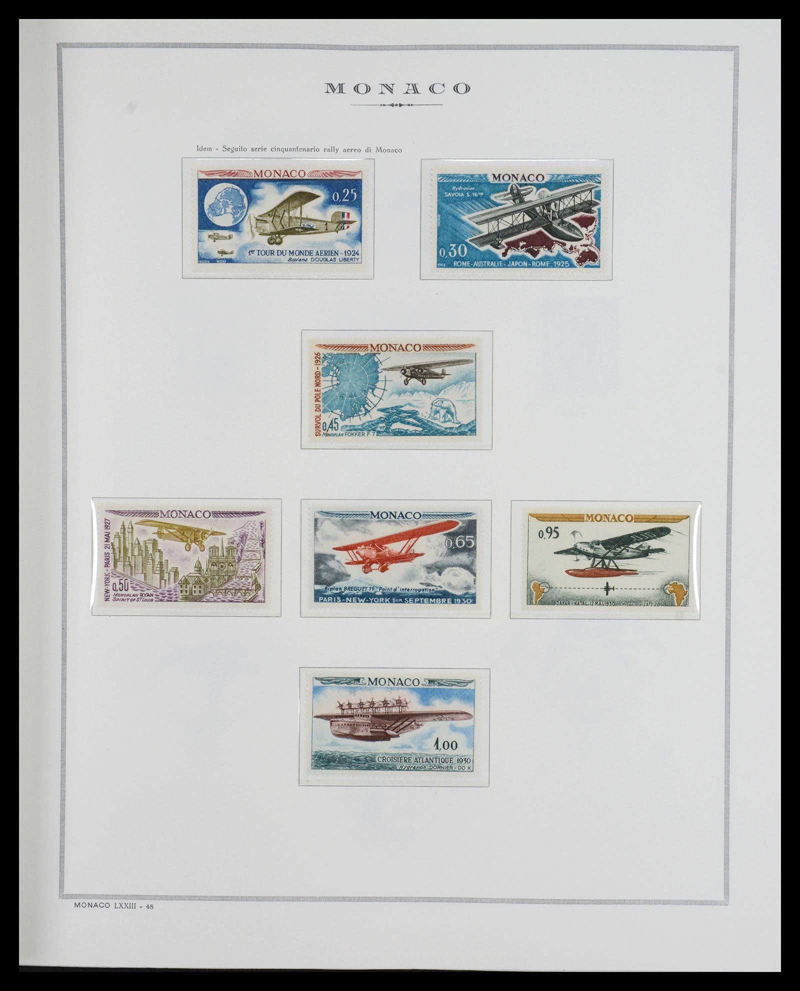 36631 037 - Postzegelverzameling 36631 Monaco 1885-1980.