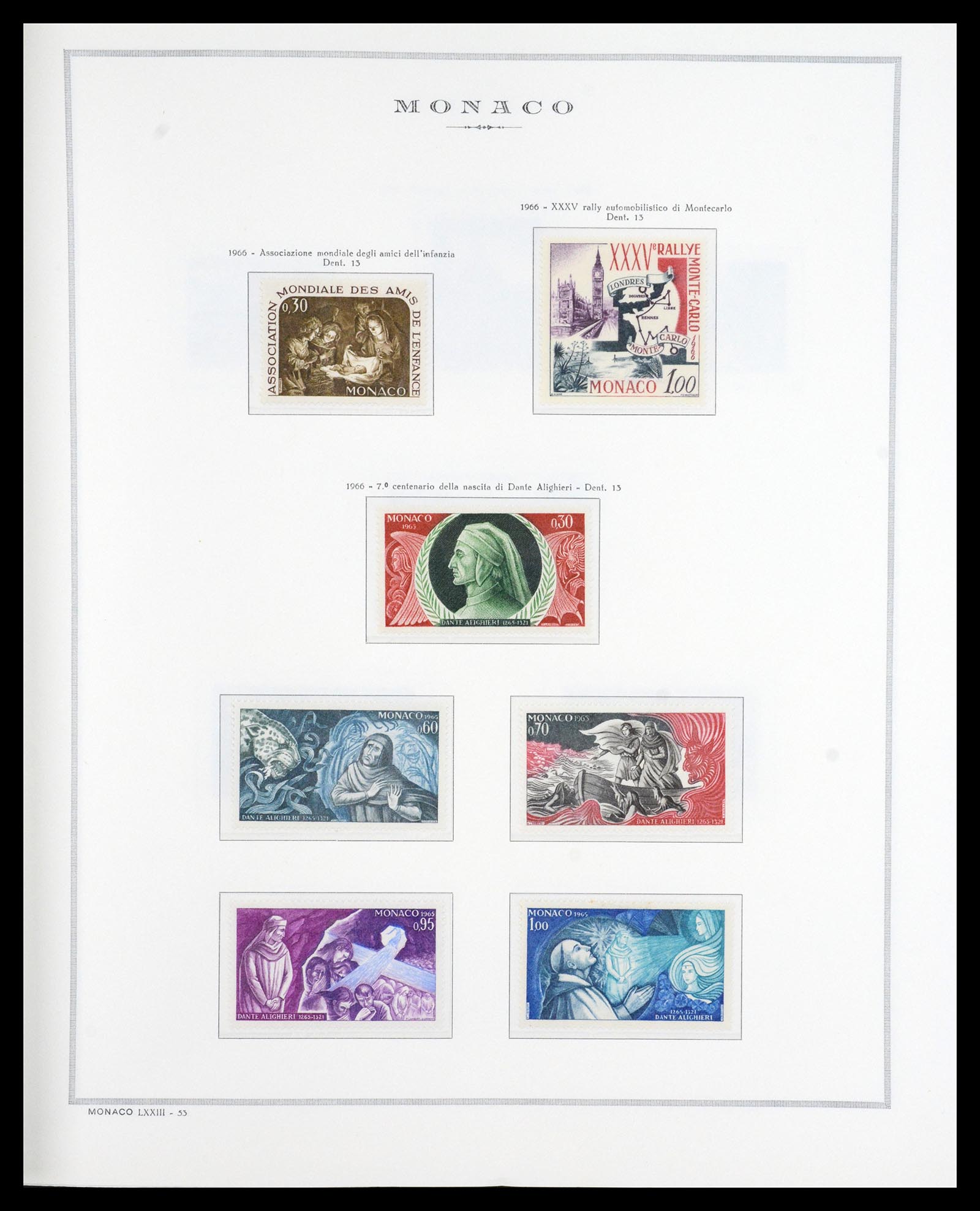 36631 042 - Postzegelverzameling 36631 Monaco 1885-1980.