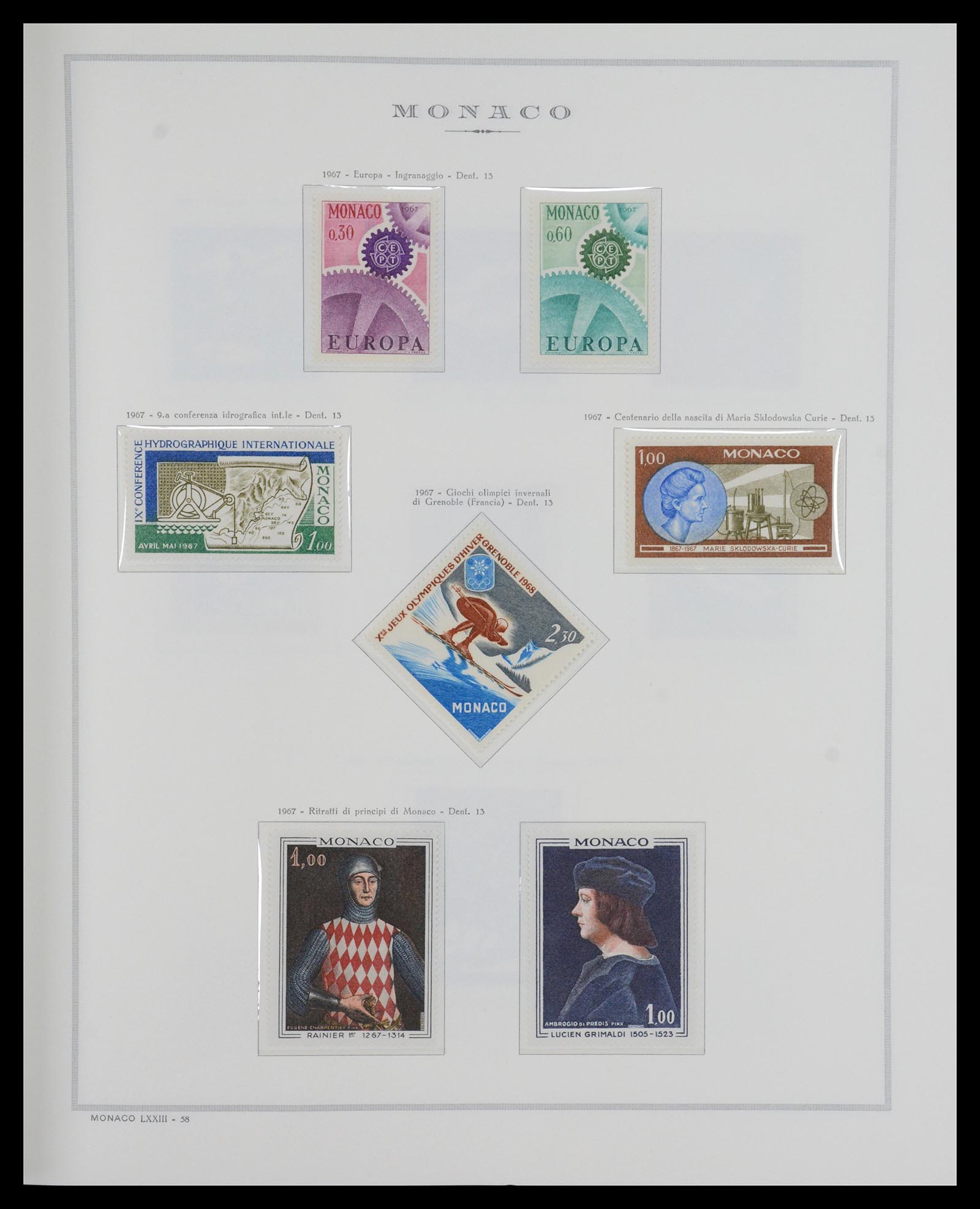 36631 047 - Stamp collection 36631 Monaco 1885-1980.