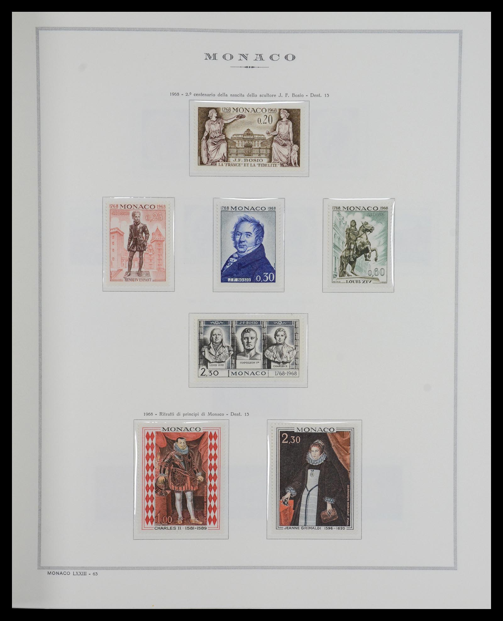 36631 052 - Postzegelverzameling 36631 Monaco 1885-1980.