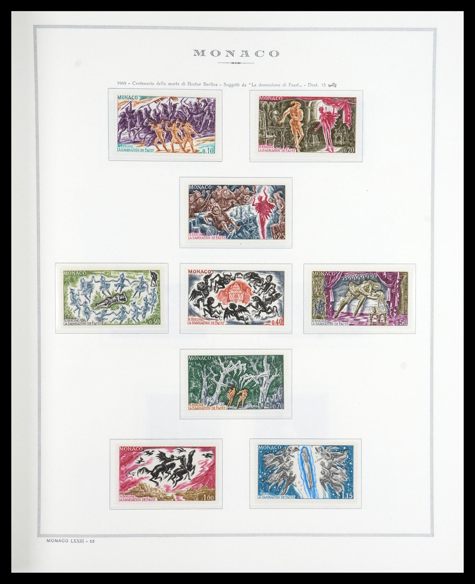 36631 054 - Postzegelverzameling 36631 Monaco 1885-1980.