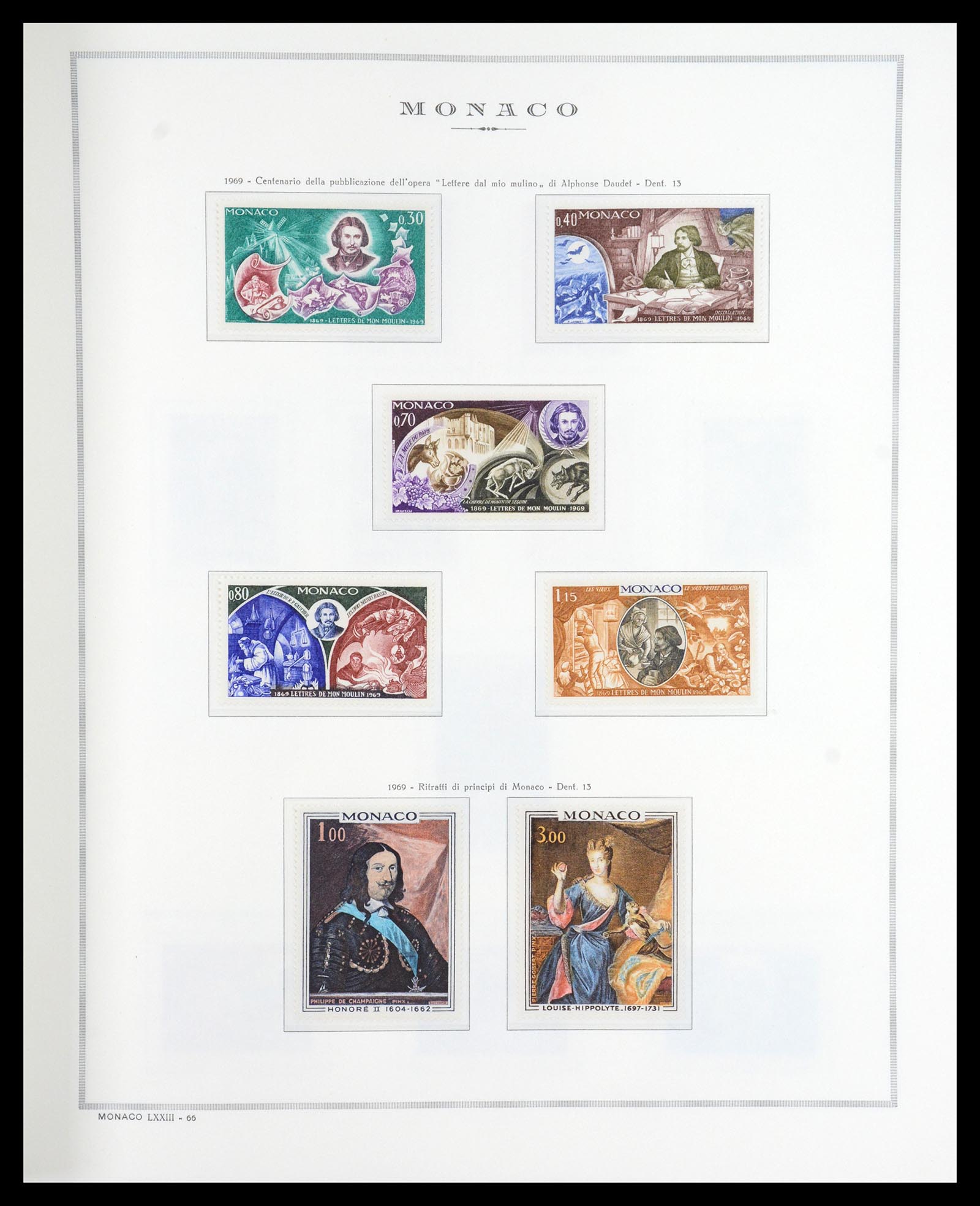 36631 055 - Postzegelverzameling 36631 Monaco 1885-1980.