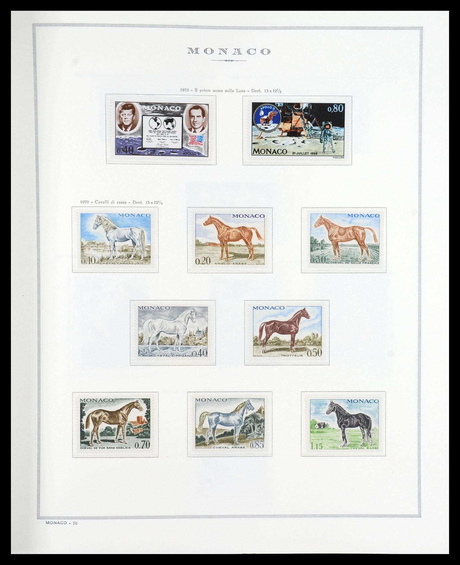 36631 059 - Postzegelverzameling 36631 Monaco 1885-1980.