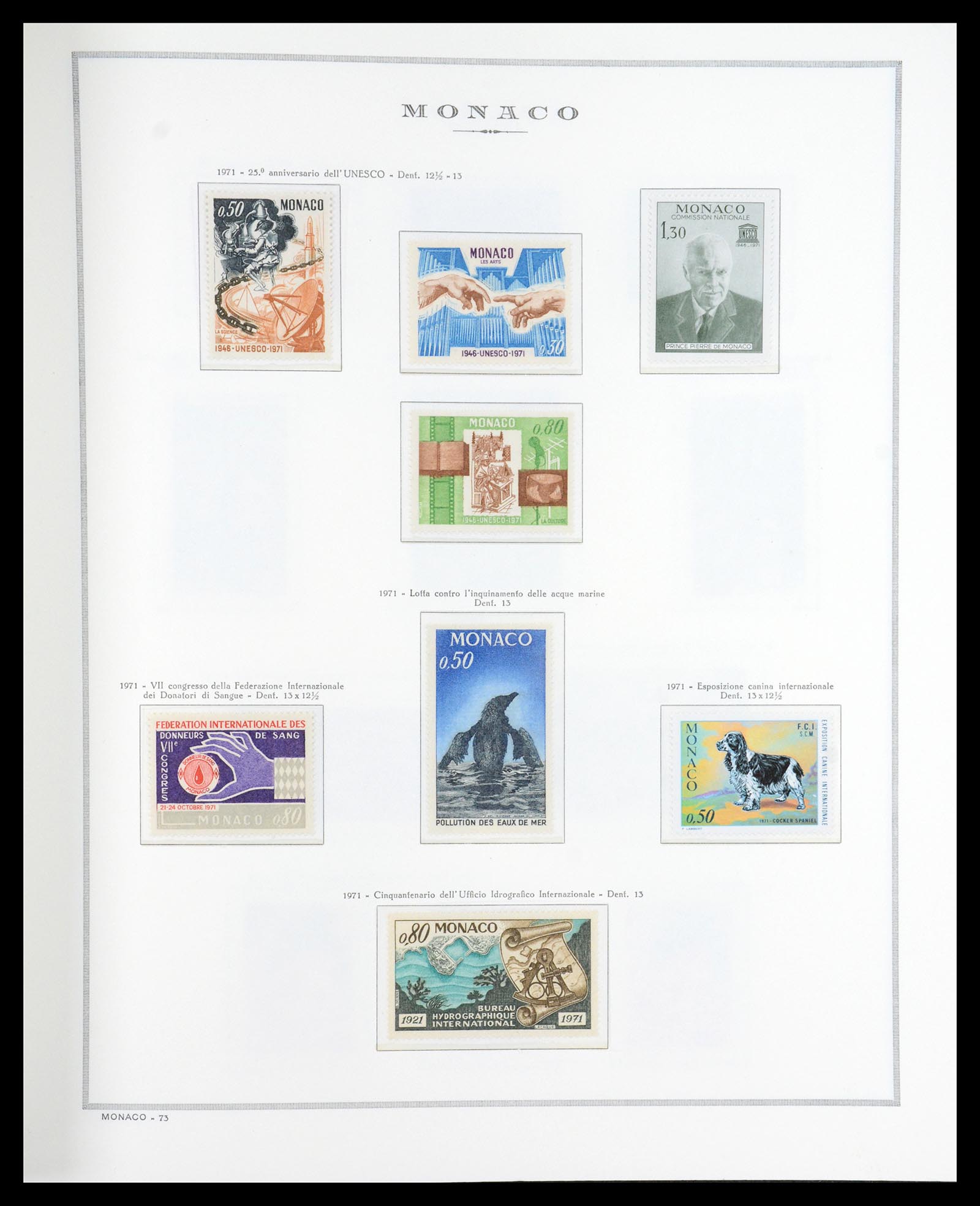 36631 062 - Postzegelverzameling 36631 Monaco 1885-1980.