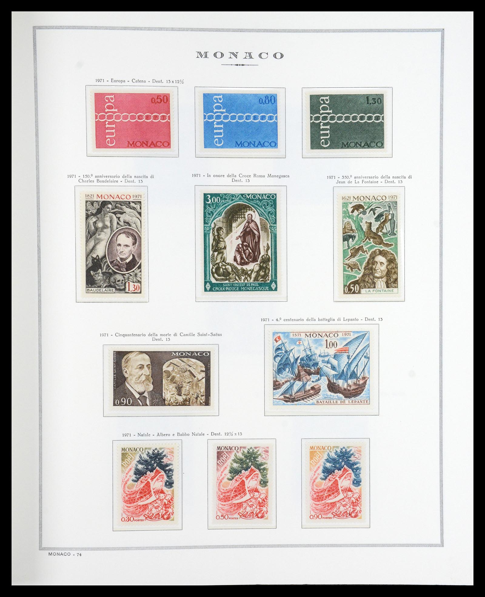 36631 063 - Postzegelverzameling 36631 Monaco 1885-1980.