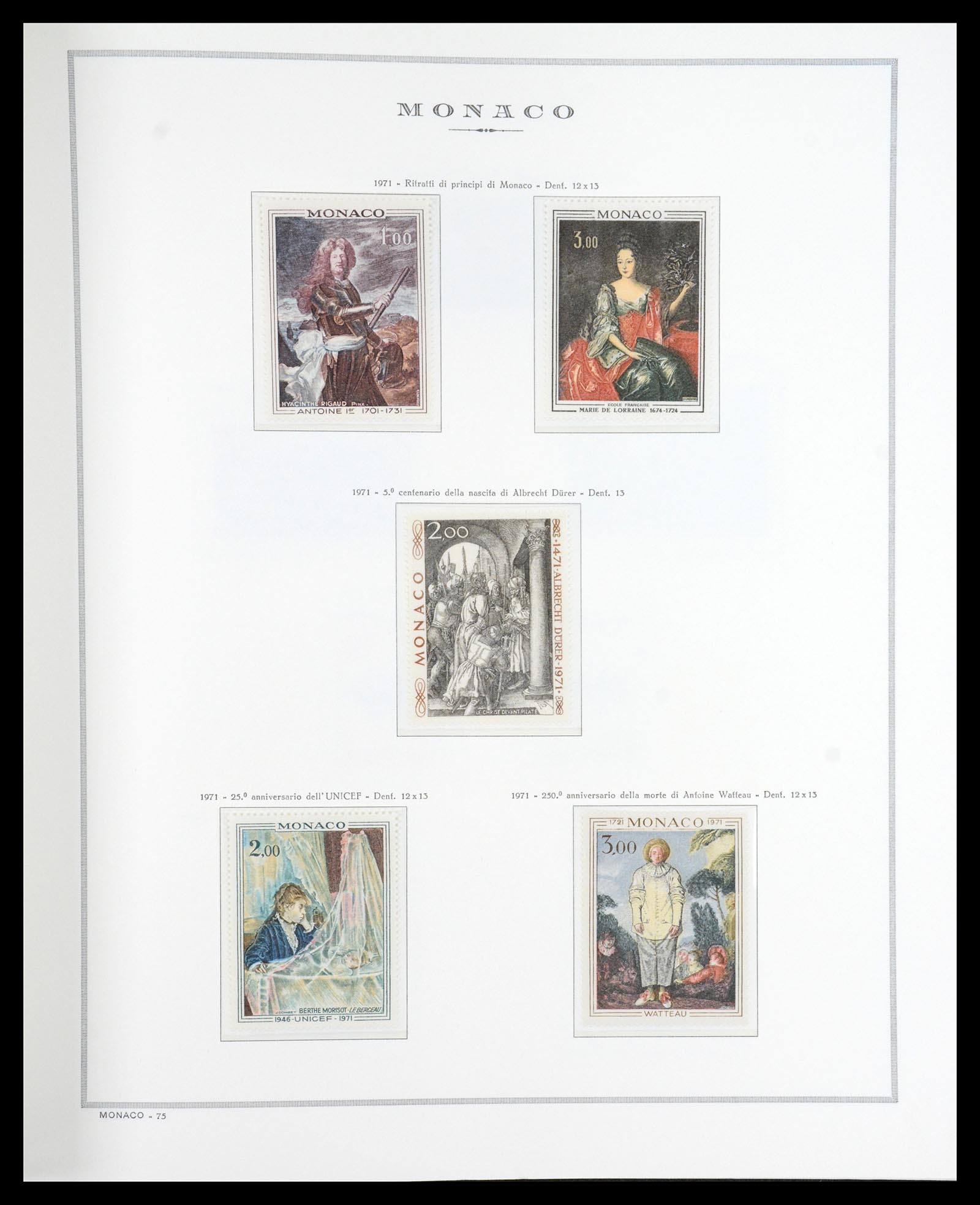 36631 064 - Postzegelverzameling 36631 Monaco 1885-1980.